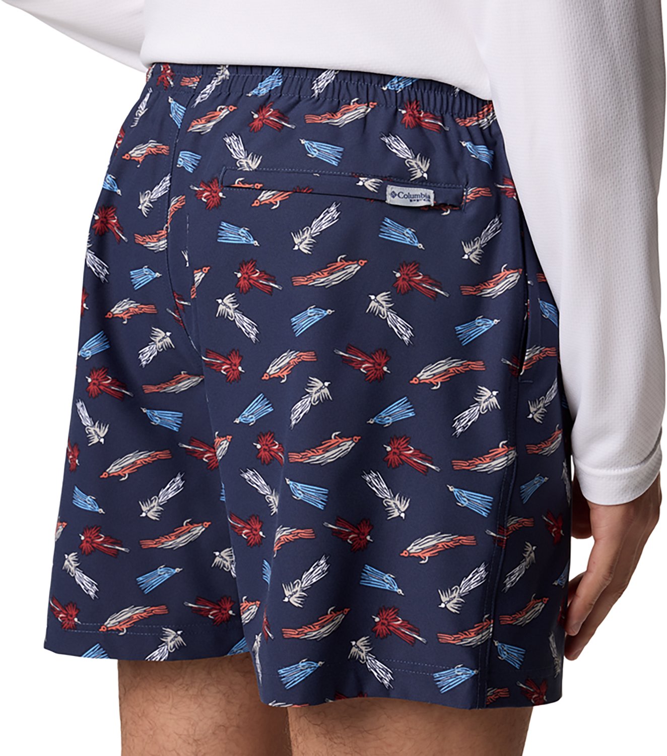 Columbia Sportswear Men's PFG Rambler Printed Water Shorts 6 in - view number 3