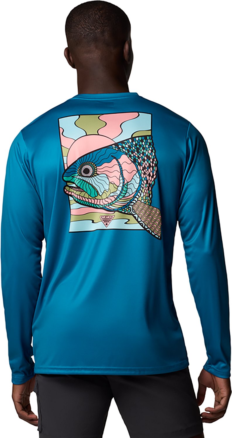 Columbia Sportswear Men's Terminal Tackle PFG Fish Shine Long Sleeve T-shirt                                                     - view number 2