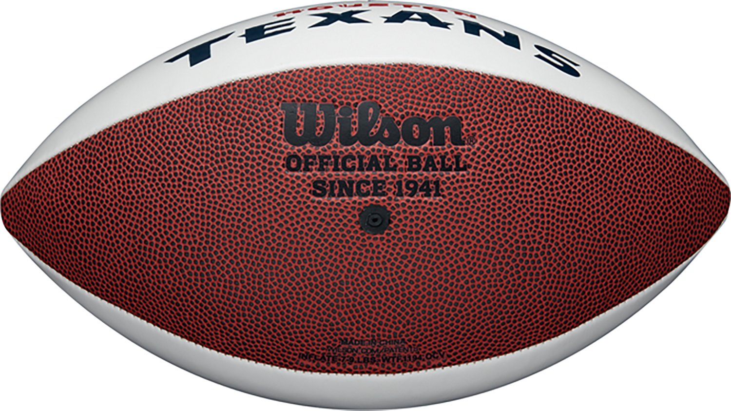 Wilson Houston Texans NFL Live Signature Autograph Football - view number 5
