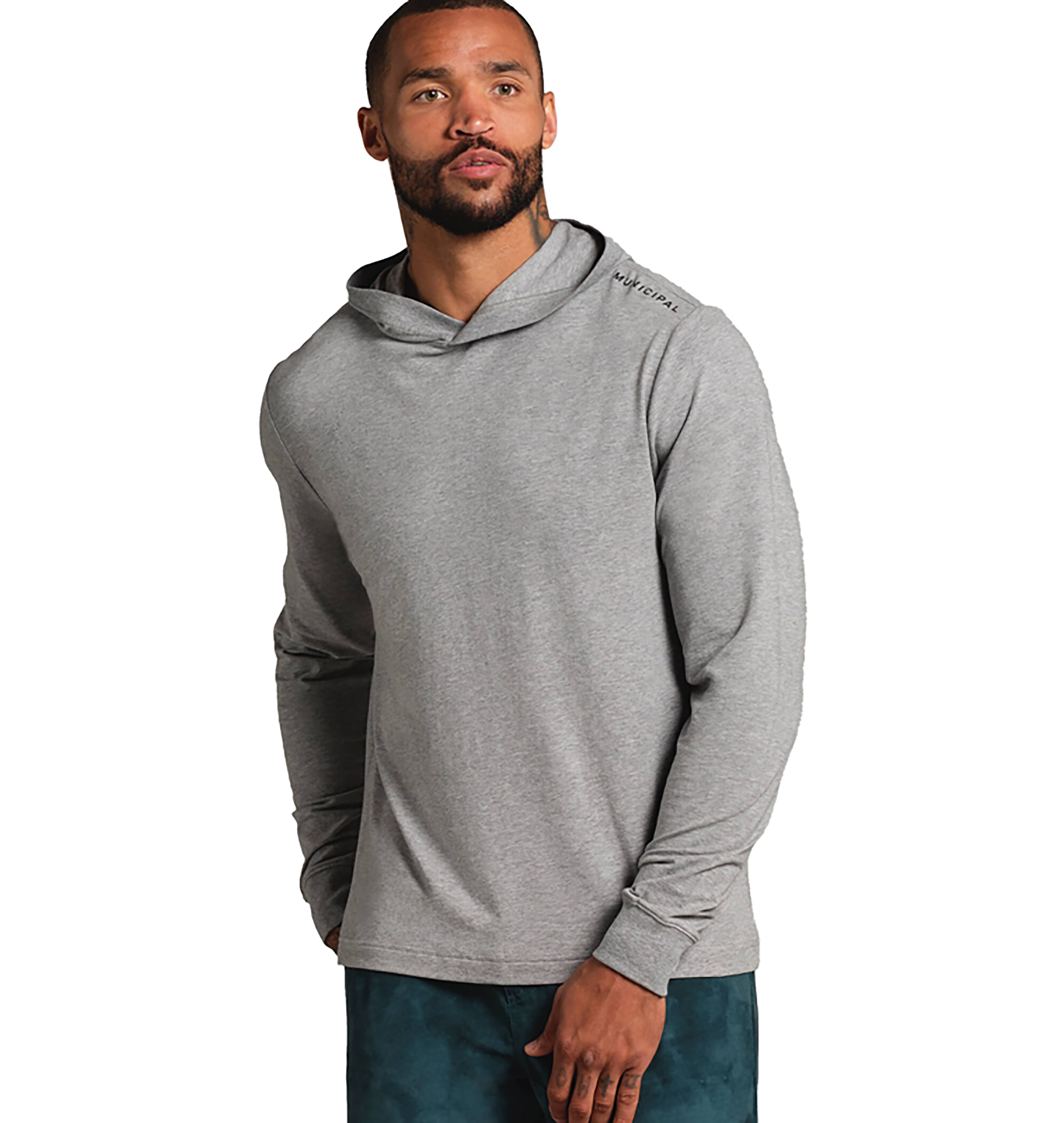 Municipal Men's Enduro Stretch Long Sleeve Hooded T-shirt
