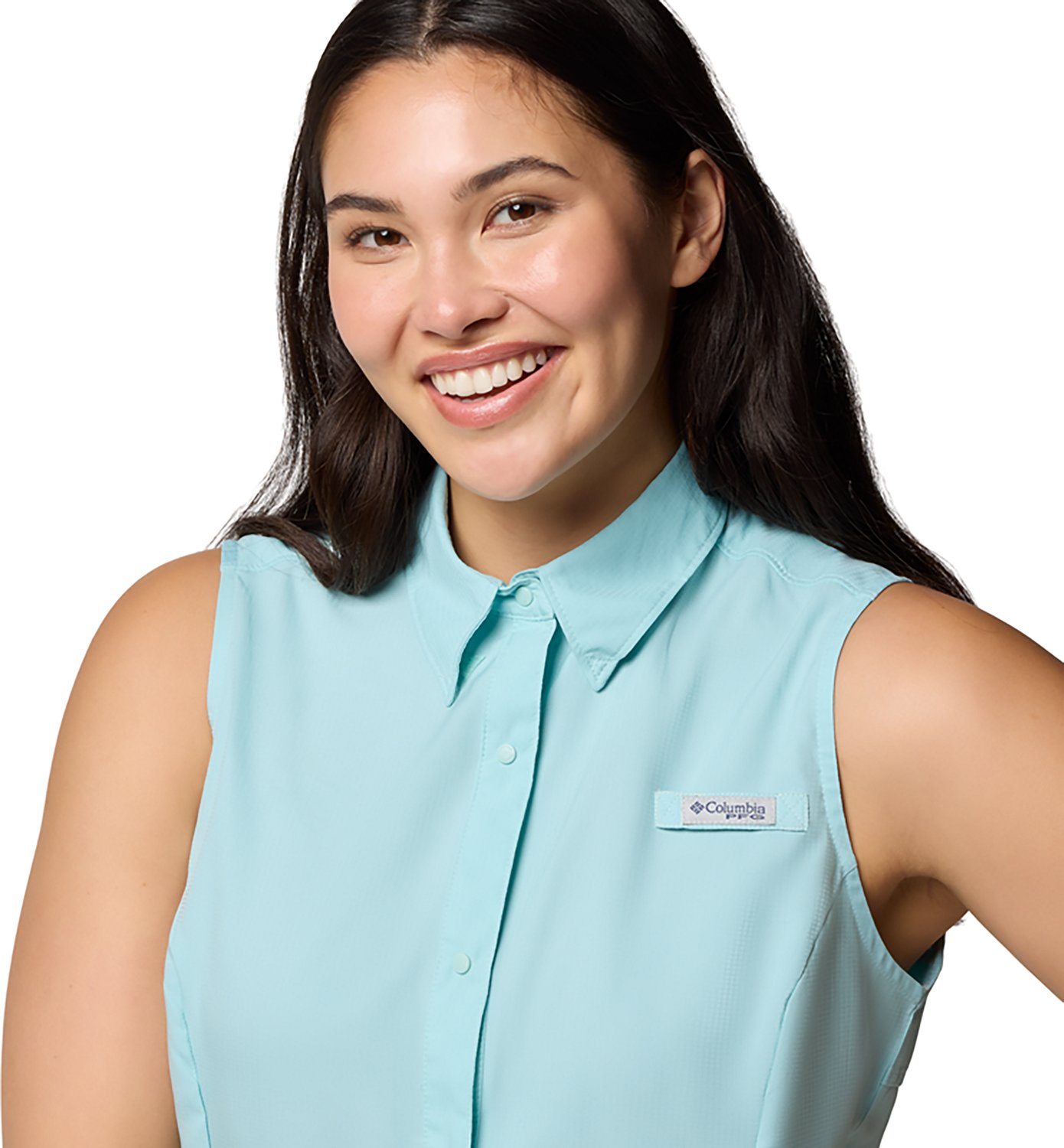 (取寄) コロンビア レディース タミアミ スリーブレス シャツ Columbia women Tamiami Sleeveless Shirt Collegiate Navy Women's PFG Tamiami Vented Sleeveless Fishing Shirt | Columbia
