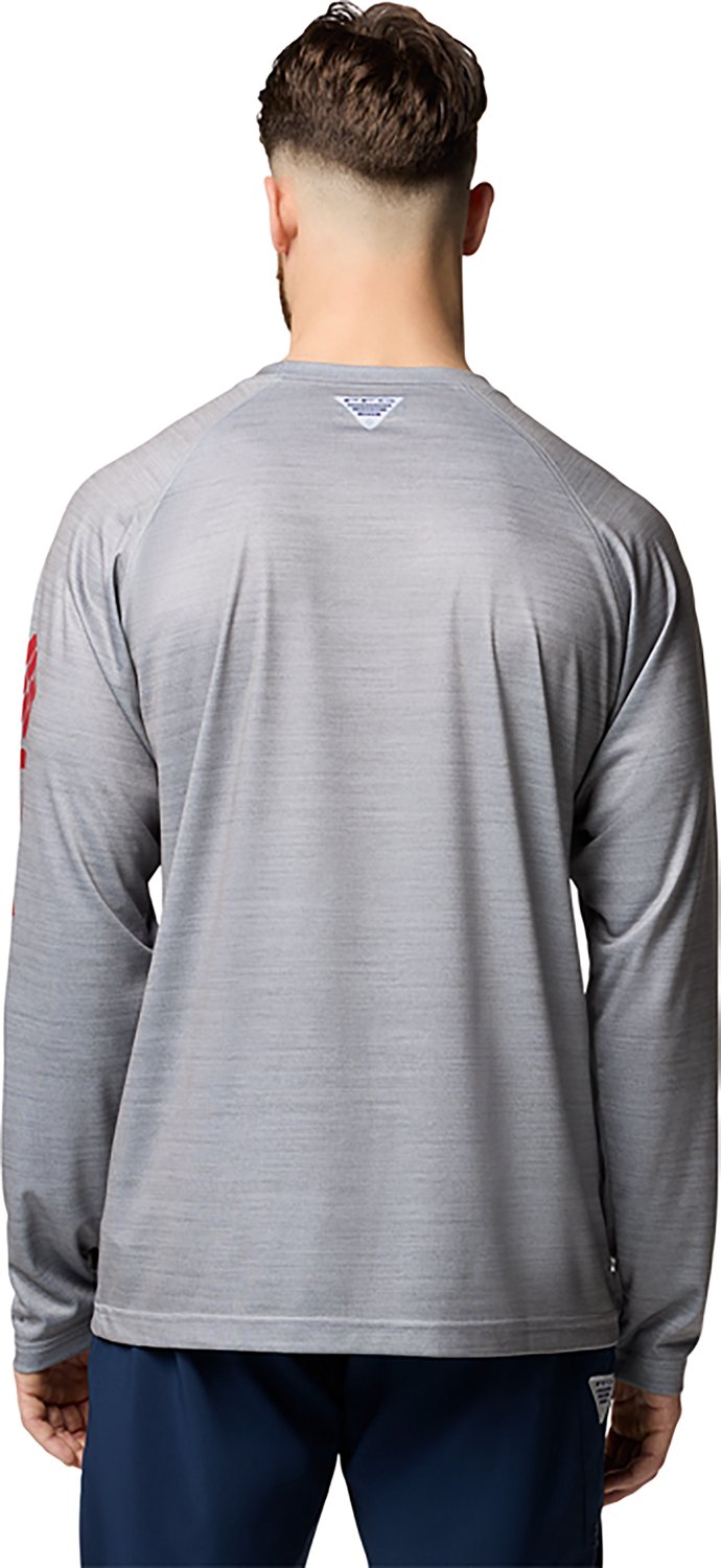 Columbia Sportswear Men's University of Alabama PFG Terminal Tackle Heather Long Sleeve Shirt - view number 2