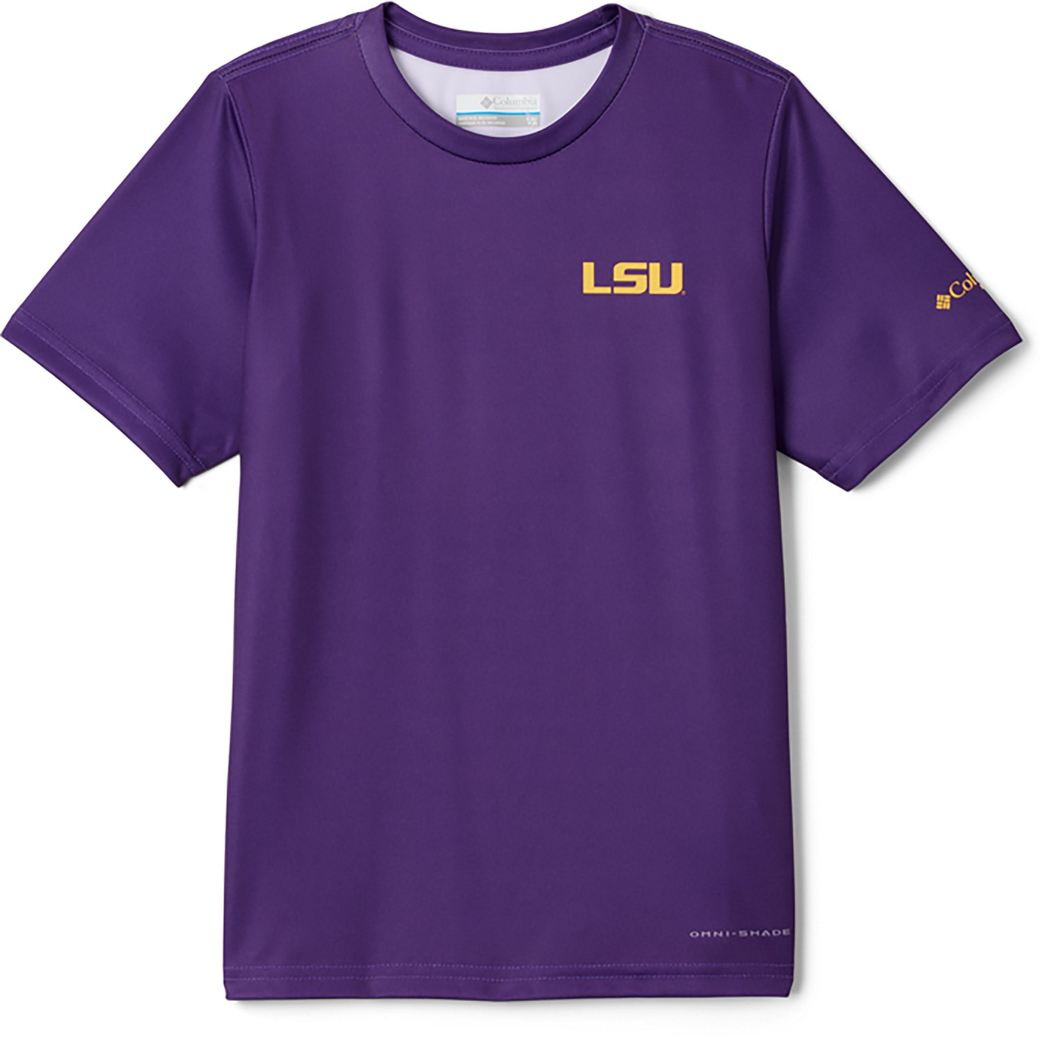 Columbia Sportswear Youth Louisiana State University Flag Terminal Tackle T-shirt