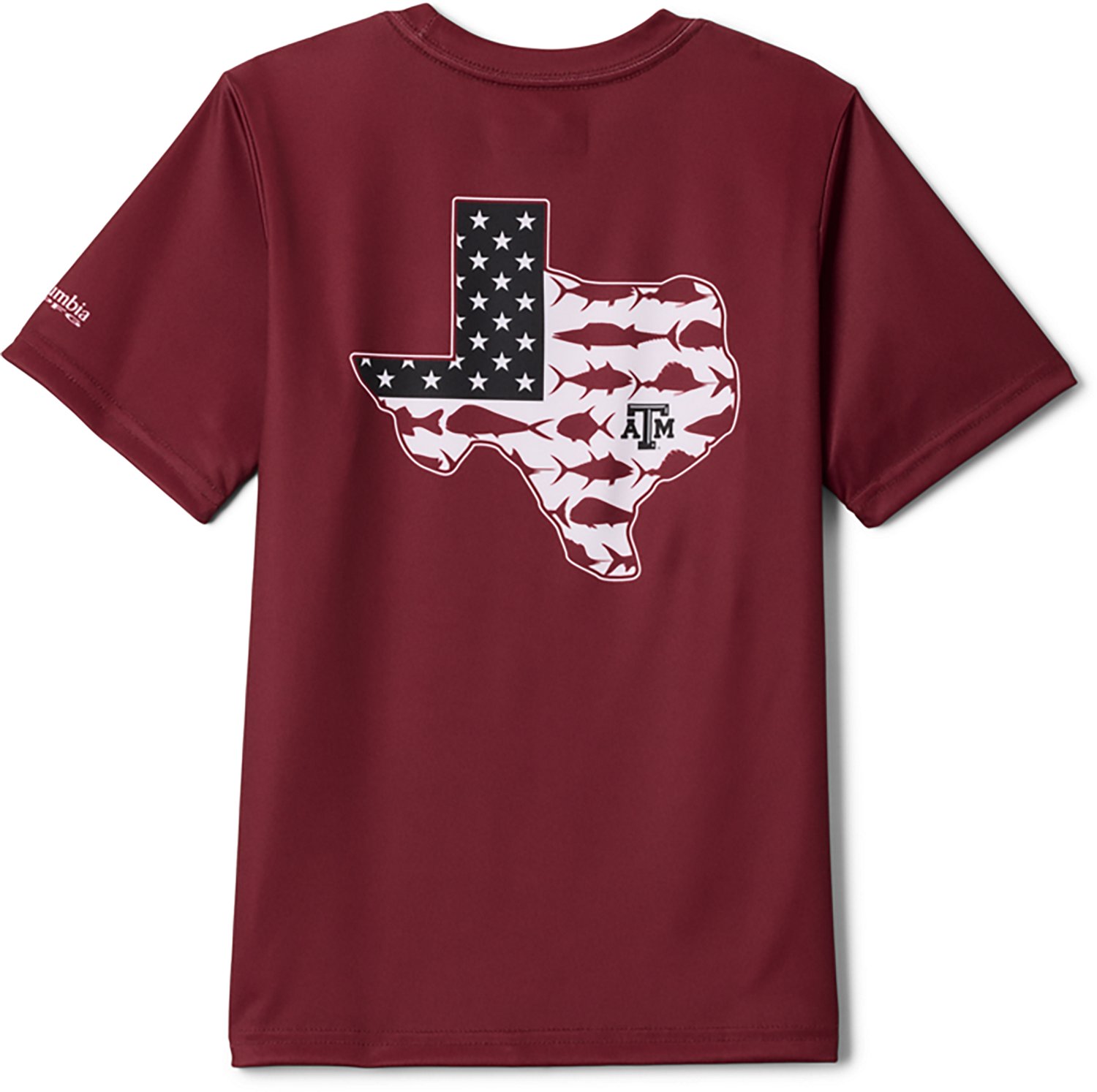 Columbia Sportswear Youth Texas A&M University Flag Terminal Tackle T-shirt - view number 2
