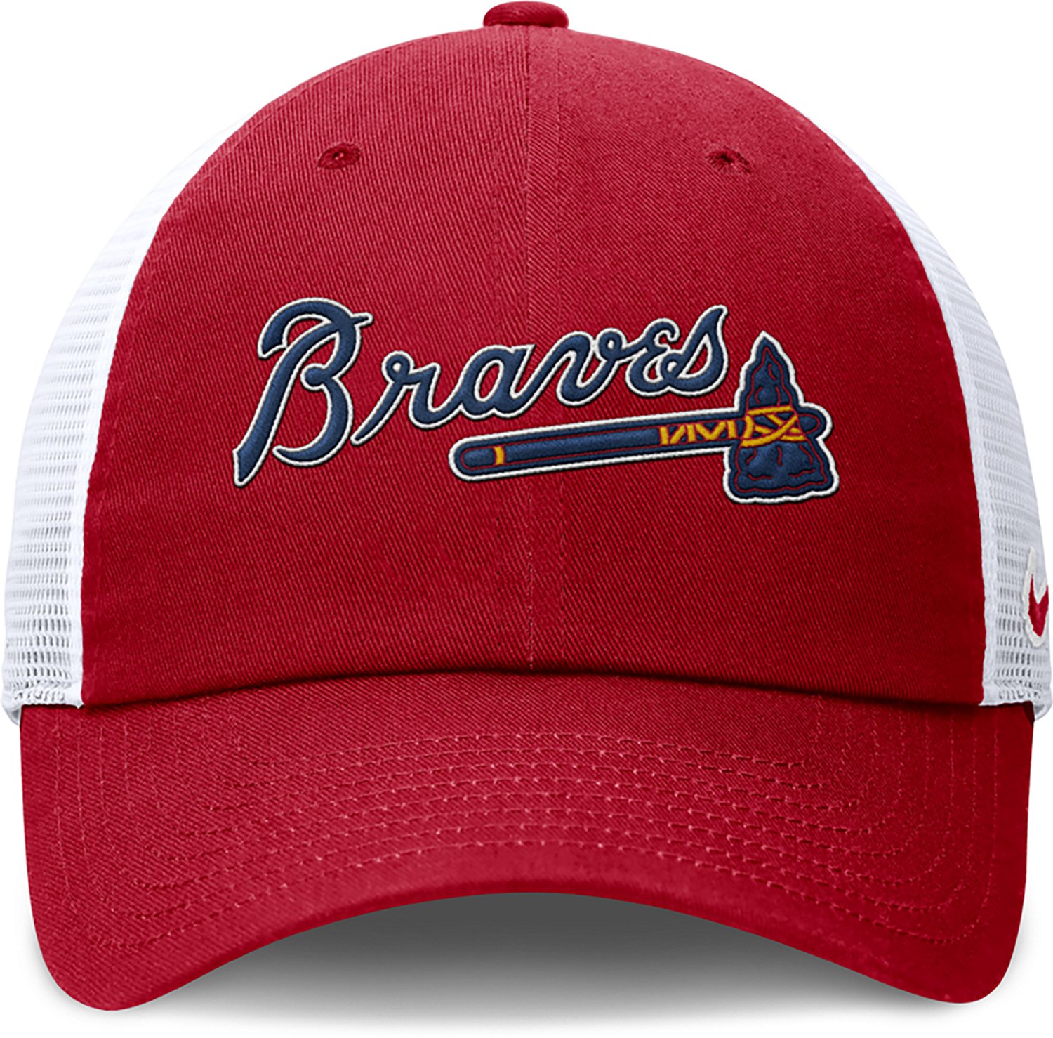 Nike Men's Braves Club Evergreen Unstructured Adjustable Meshback Cap - view number 2