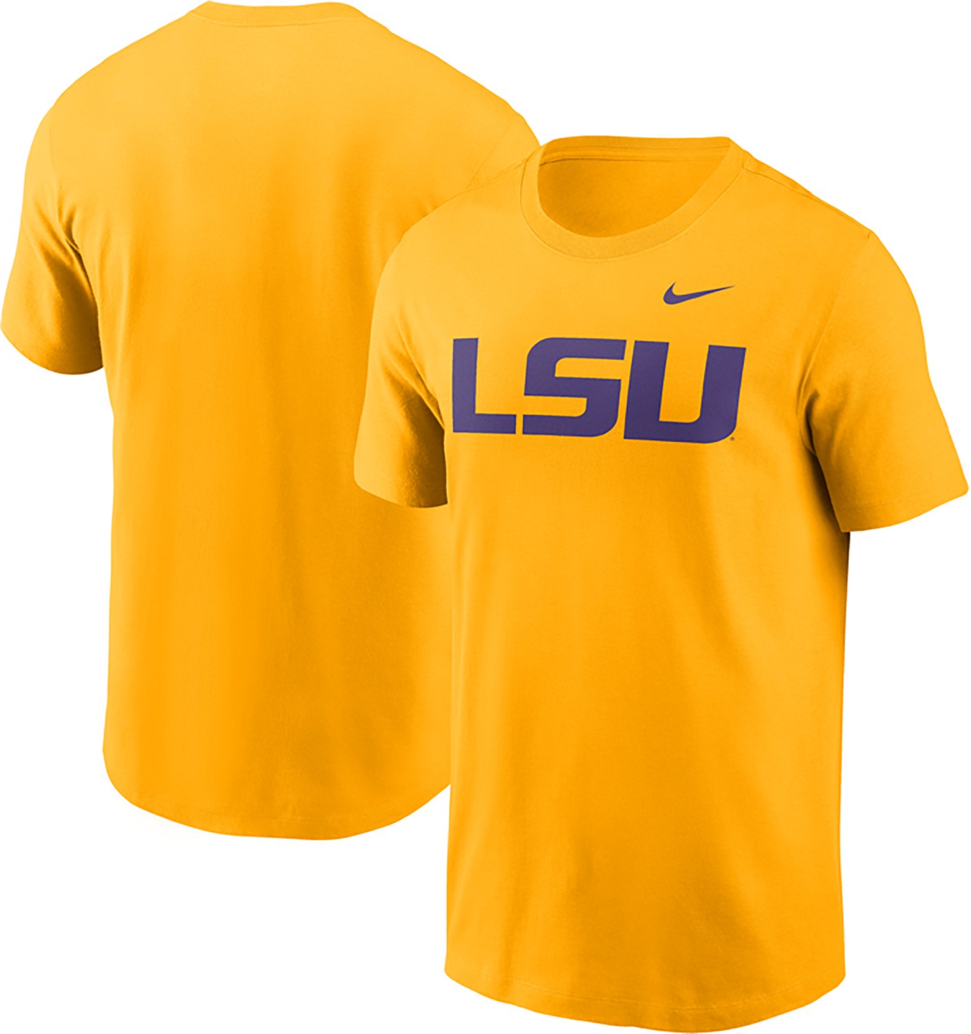 Nike LSU Tigers Primetime Evergreen Logo T-Shirt - view number 3