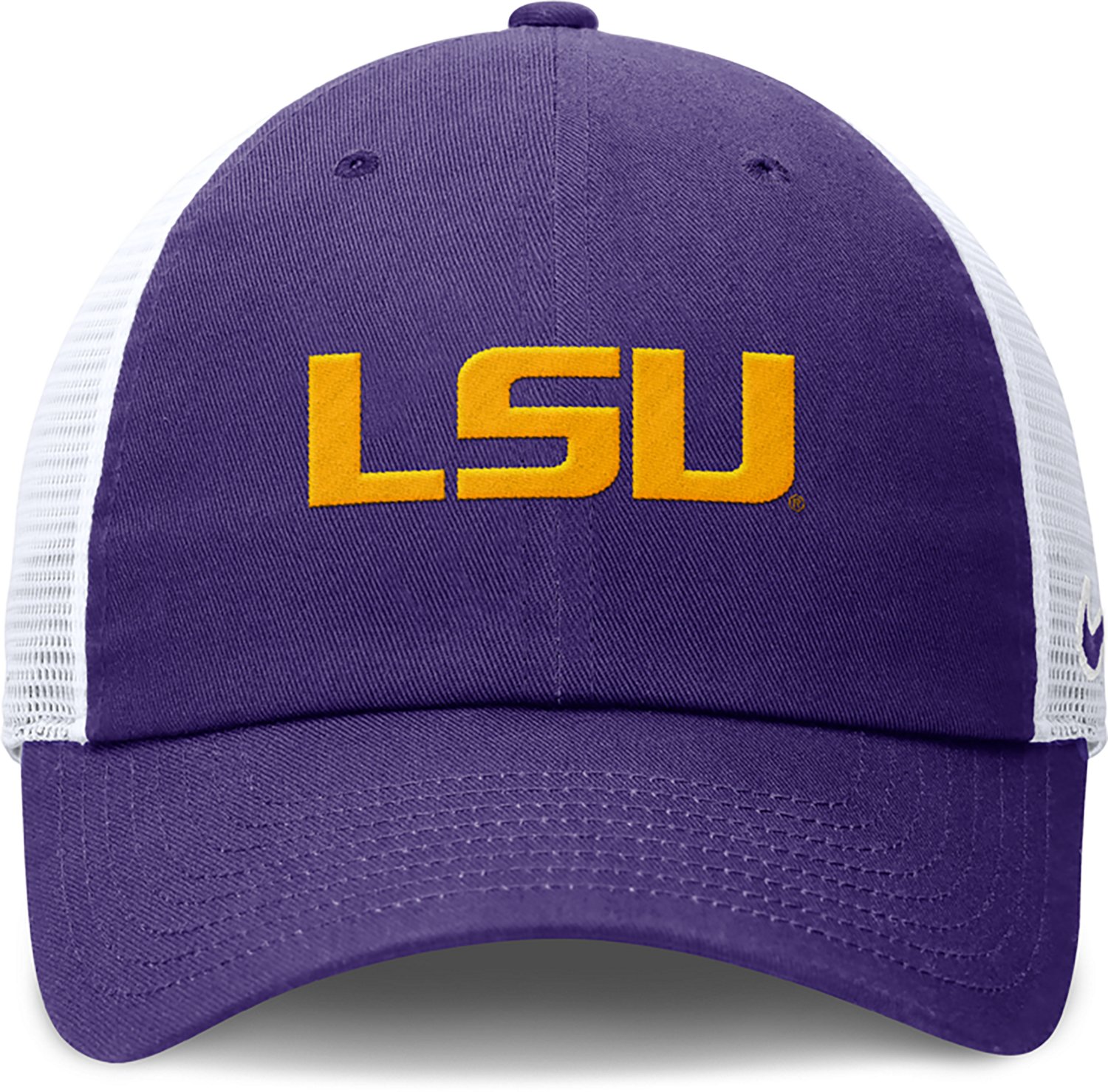 Nike LSU Team Logo Club Cap Unstructured Adjustable Meshback Cap