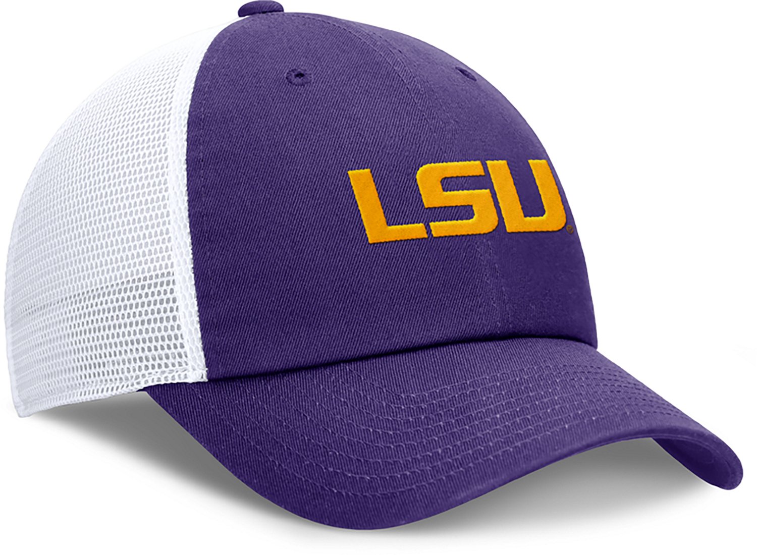Nike LSU Team Logo Club Cap Unstructured Adjustable Meshback Cap