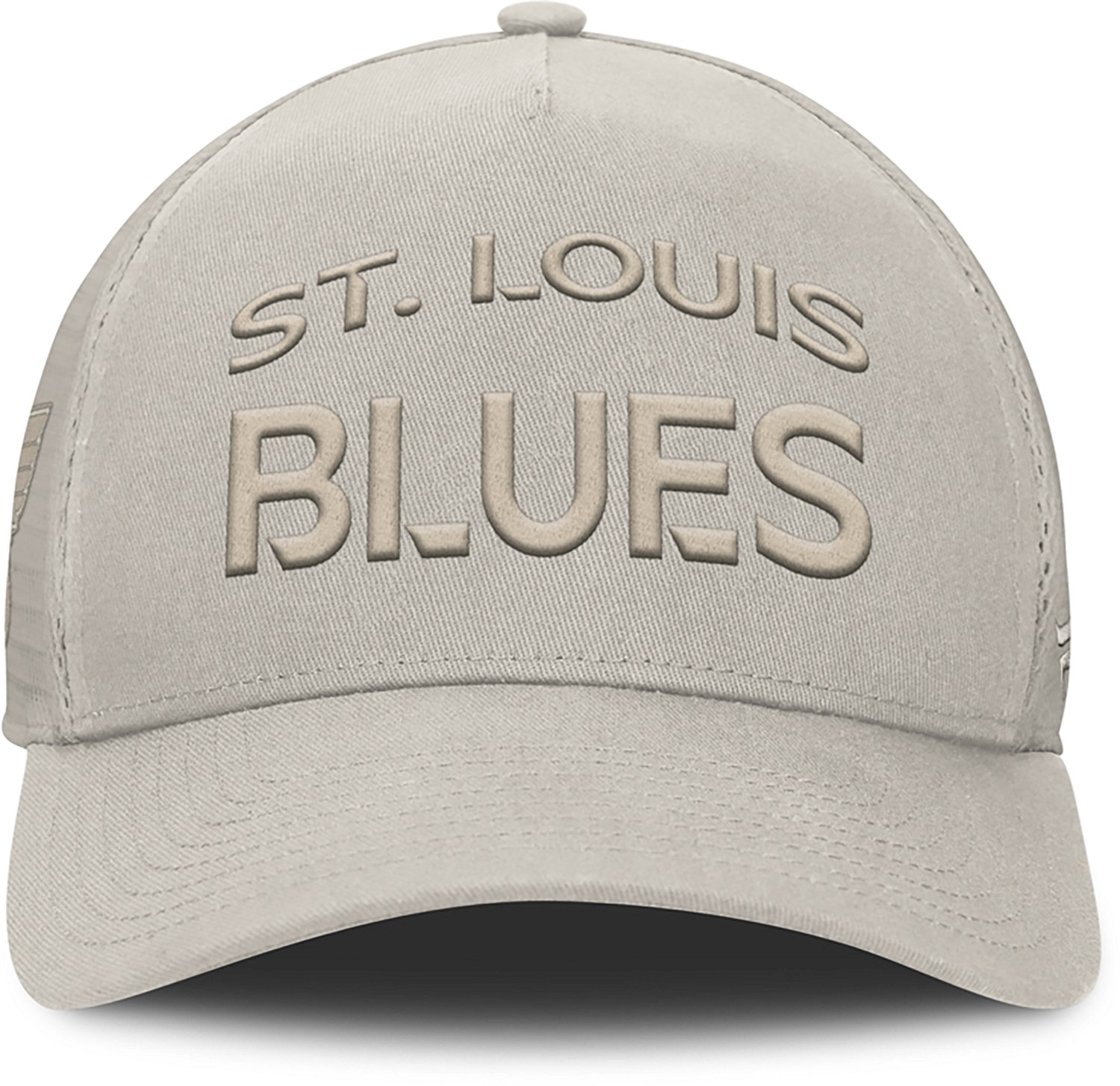 Fanatics Blues Road 6 Structured Adjustable A frame Meshback Cap - view number 2