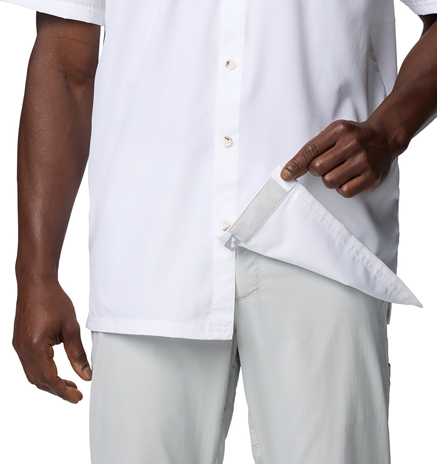 Columbia Georgia Bulldogs PFG Slack Tide Omni-Shade Button-Up Camp Shirt                                                         - view number 6