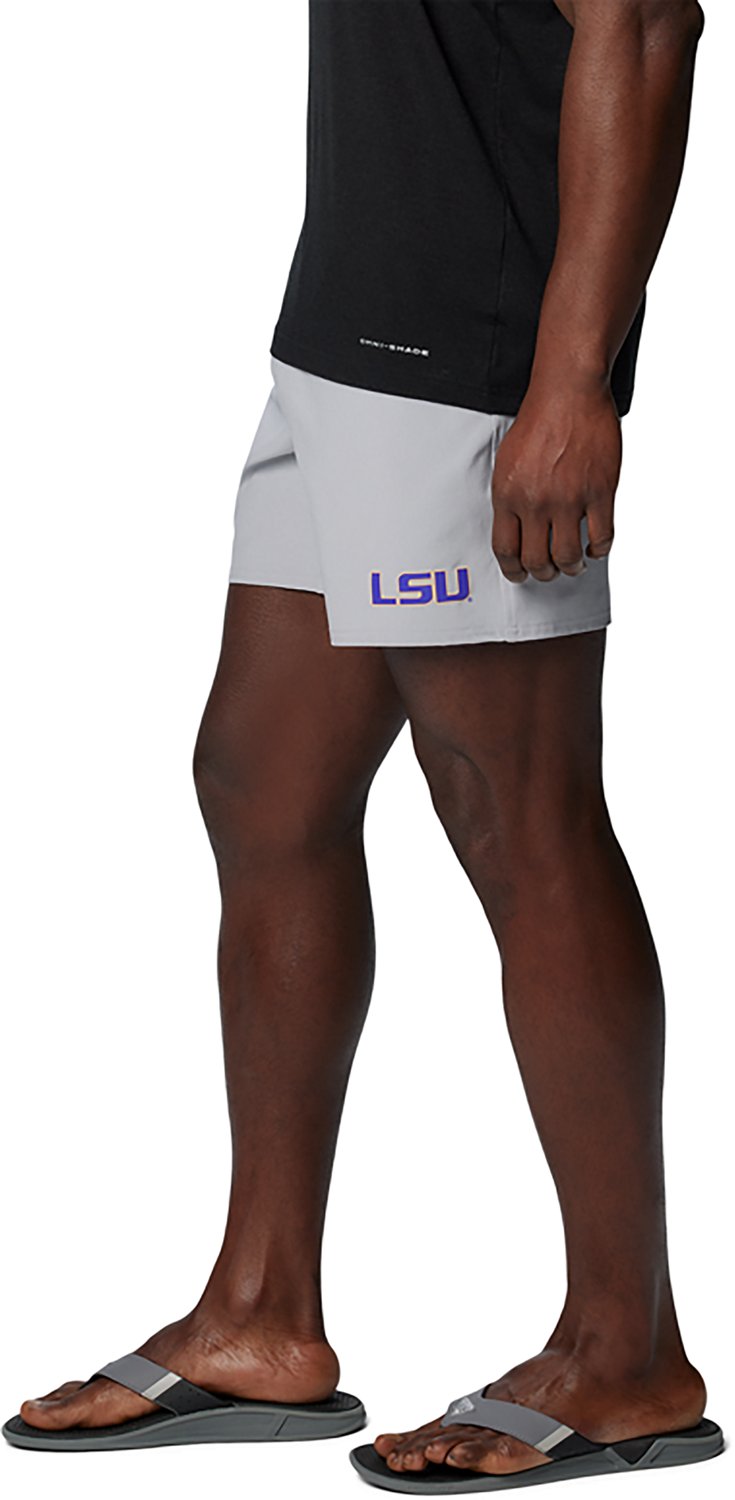 Columbia Sportswear Men's Louisiana State University CLG Terminal Roamer Stretch Shorts 6 in - view number 3