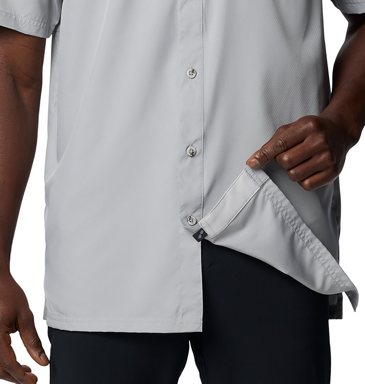 Columbia Sportswear Men's LSU Tigers Logo Slack Tide Camp Short Sleeve Shirt - view number 5