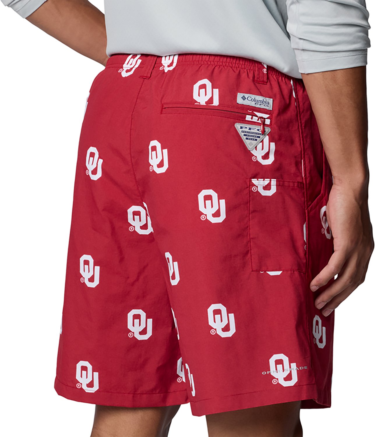 Columbia Oklahoma Sooners Backcast III Printed Short                                                                             - view number 5