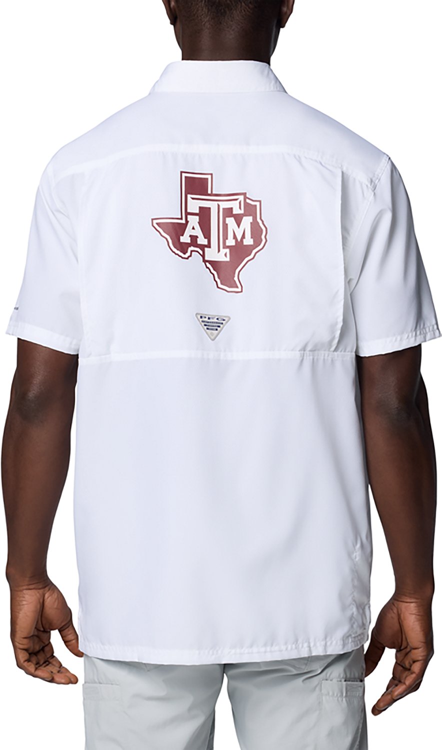 Columbia Sportswear Men's Texas A&M Aggies Logo Slack Tide Camp Short Sleeve Shirt                                               - view number 2