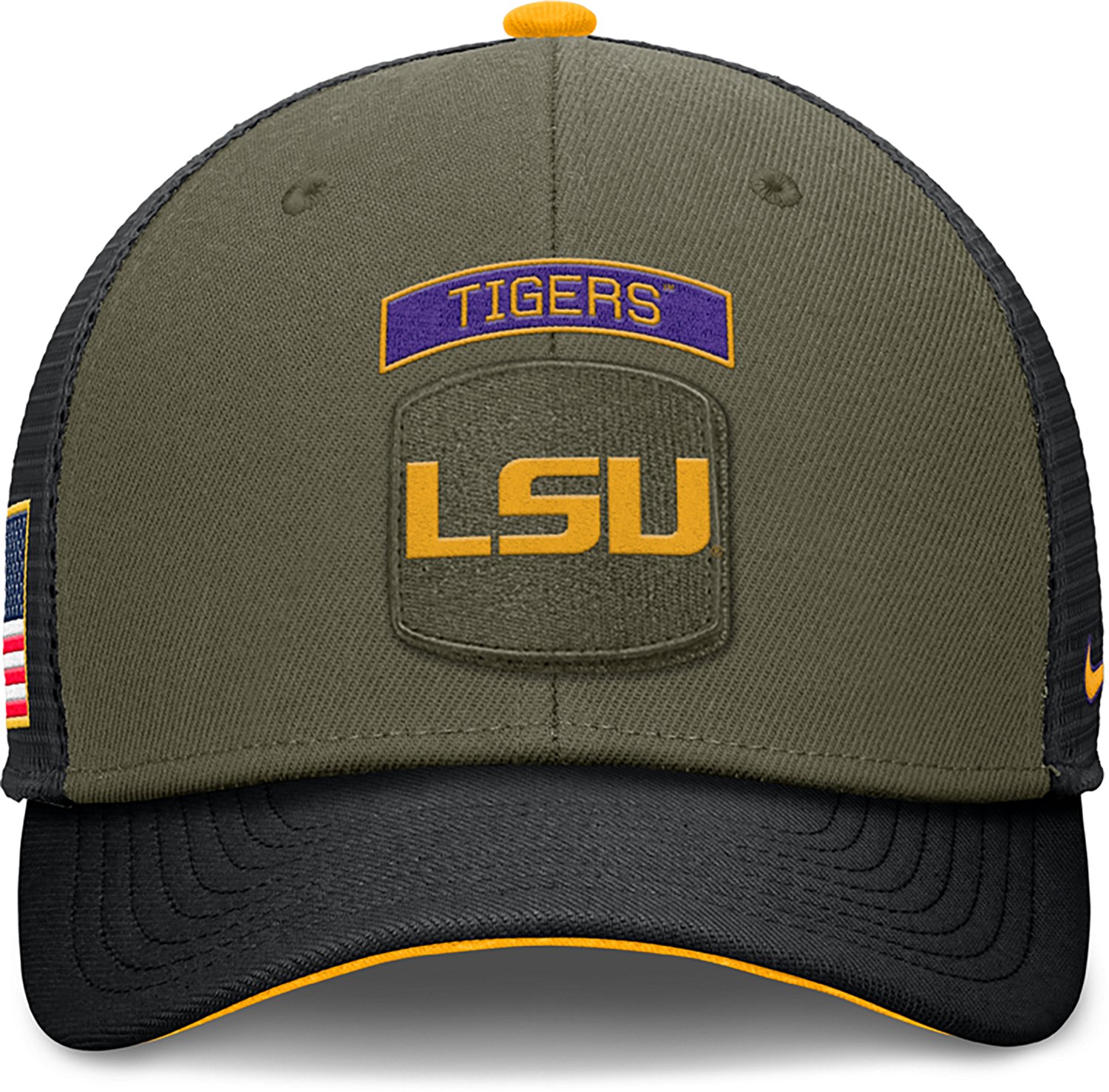 Nike LSU Rise Military Appreciation Trucker Hat - view number 2