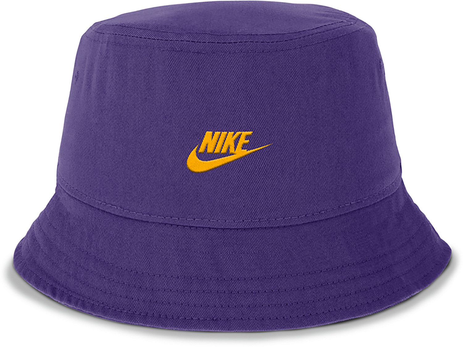 Nike Men's LSU Apex Vault Logo Square Brim Bucket Cap - view number 6