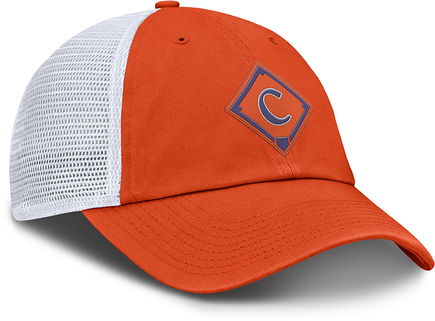 Nike Men's Clemson Club Primetime Unstructured Trucker Cap                                                                       - view number 3