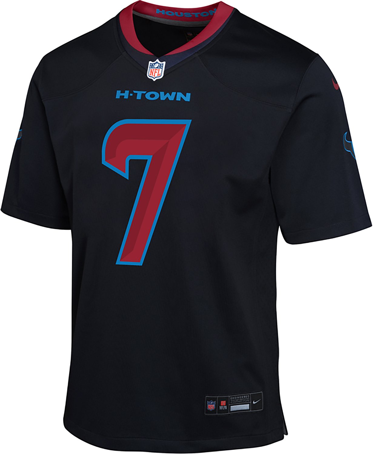 Nike Kids' Houston Texans C.J. Stroud Color Rush Alternate Game Jersey - view number 2