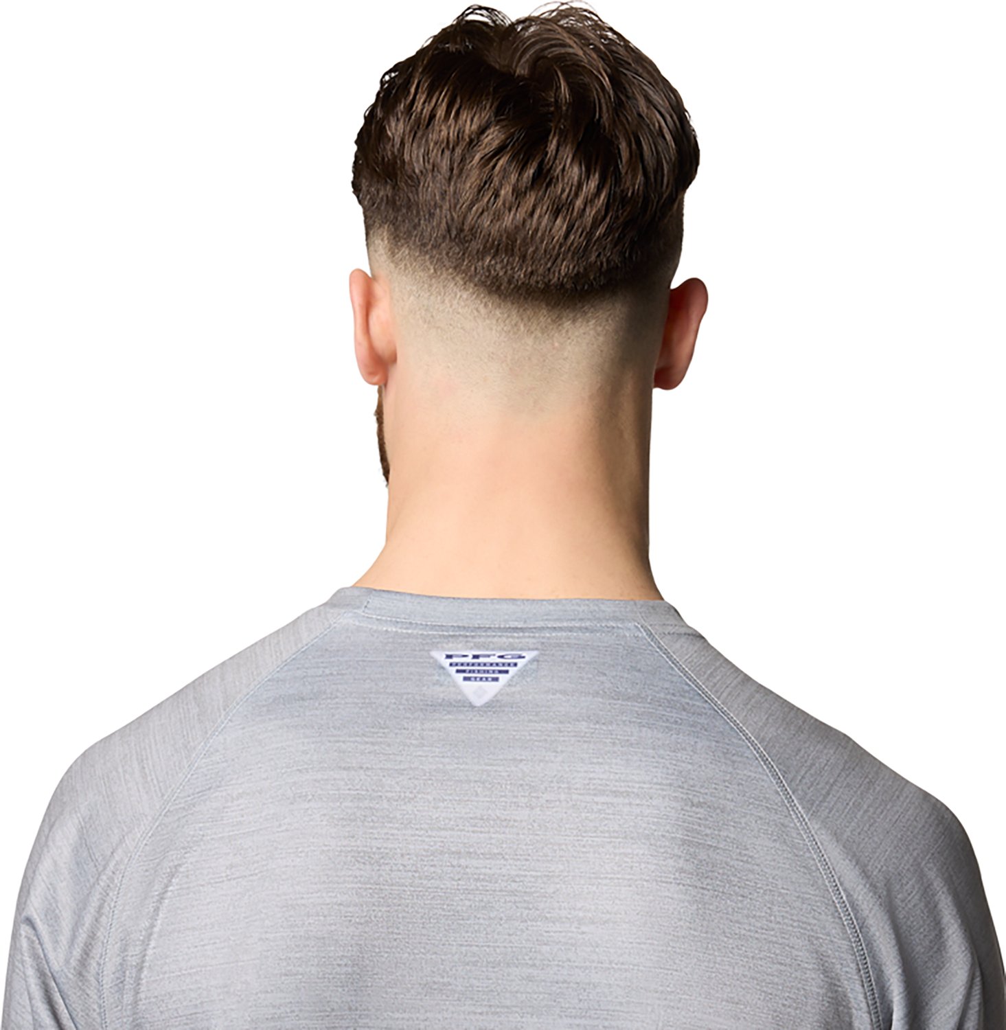 Columbia Sportswear Men's University of Georgia Collegiate PFG Terminal Tackle Heather Long Sleeve Graphic T-shirt - view number 5