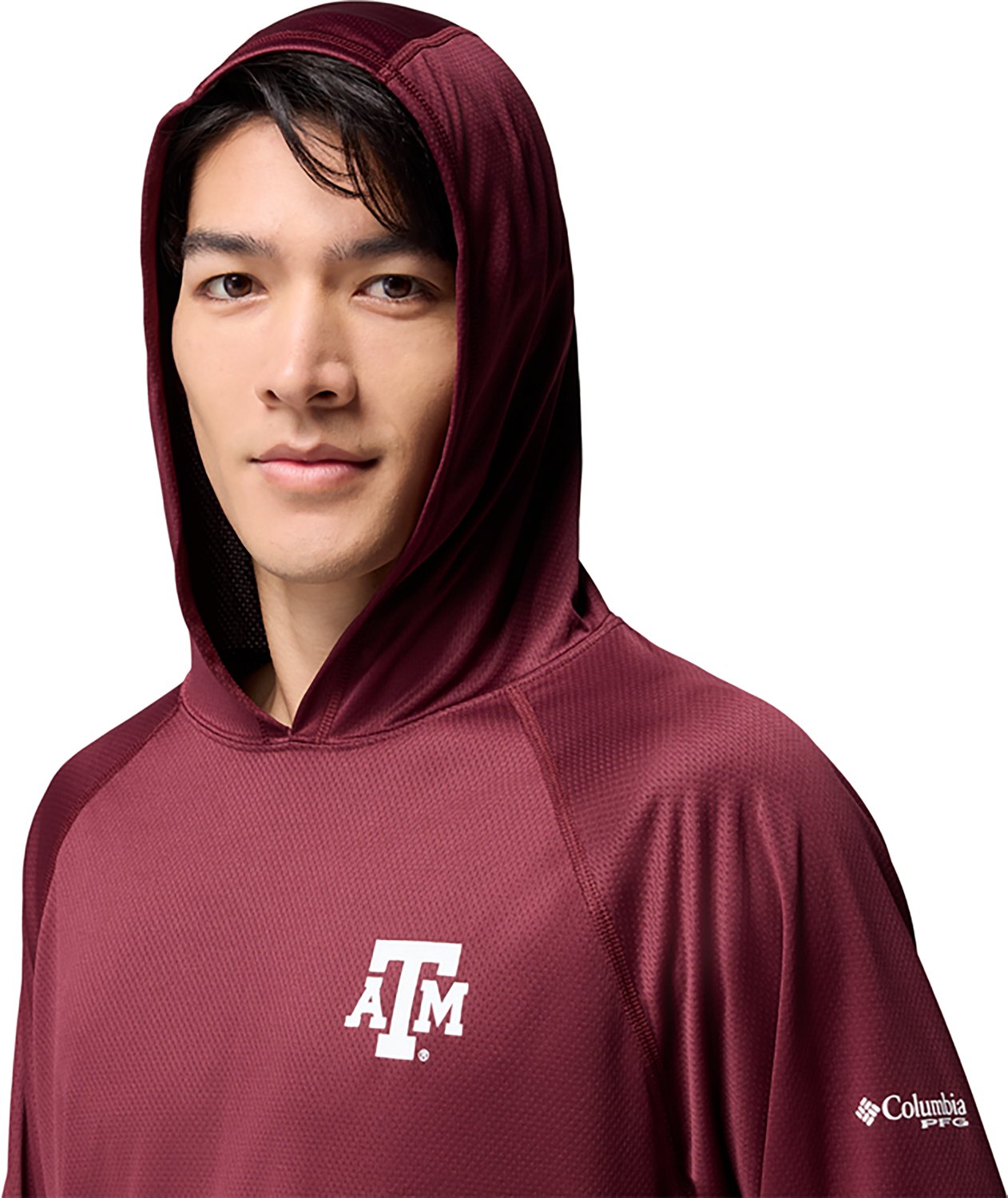 Columbia Sportswear Men's Texas A&M Aggies Collegiate PFG Solar Stream Hoodie - view number 4