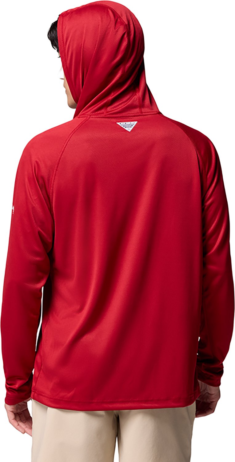 Columbia Sportswear Men's Arkansas Razorbacks Collegiate PFG Solar Stream Hoodie                                                 - view number 2