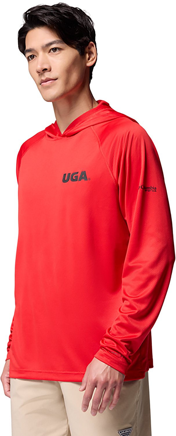 Columbia Sportswear Georgia Bulldogs Men's PFG Solar Stream Hoodie - view number 3