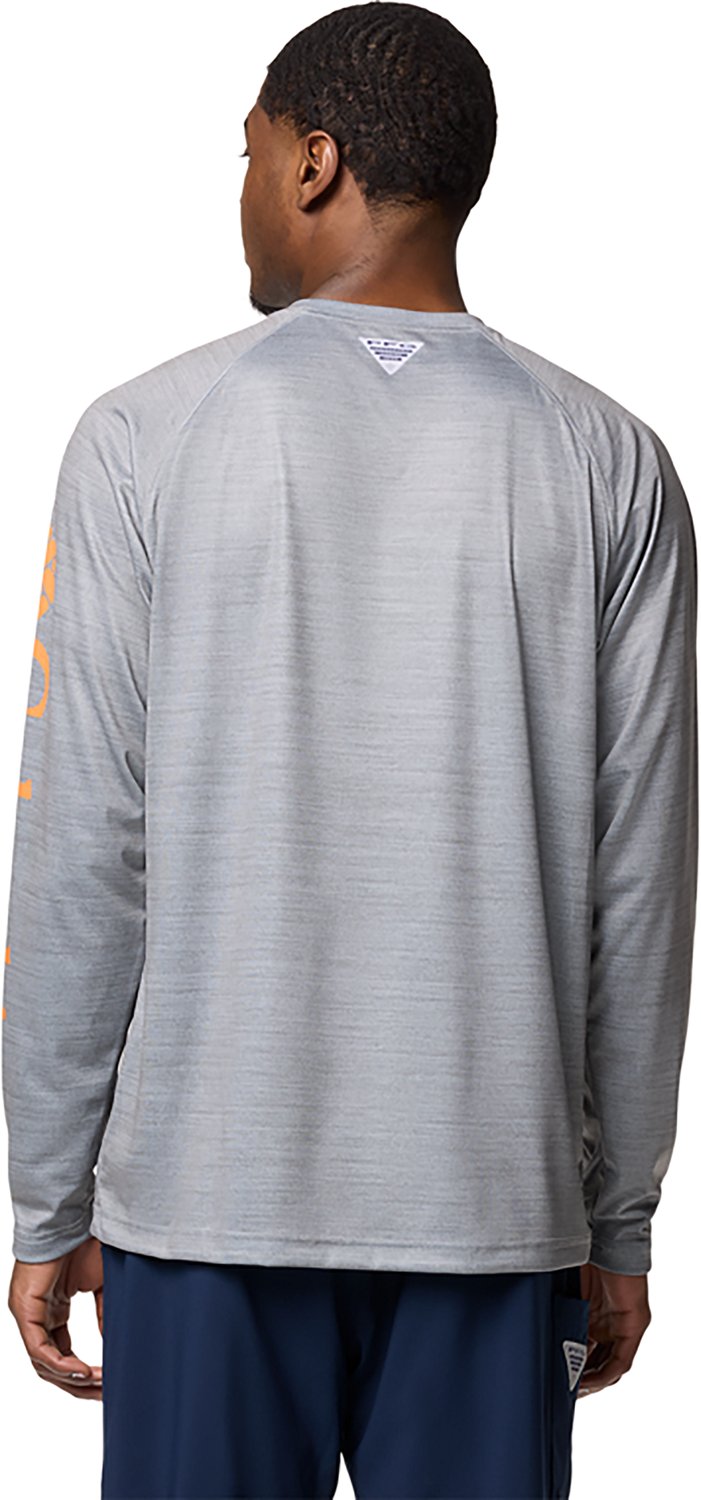 Columbia Sportswear Men's University of Tennessee Collegiate PFG Terminal Tackle Heather Long Sleeve Graphic T-shirt - view number 2