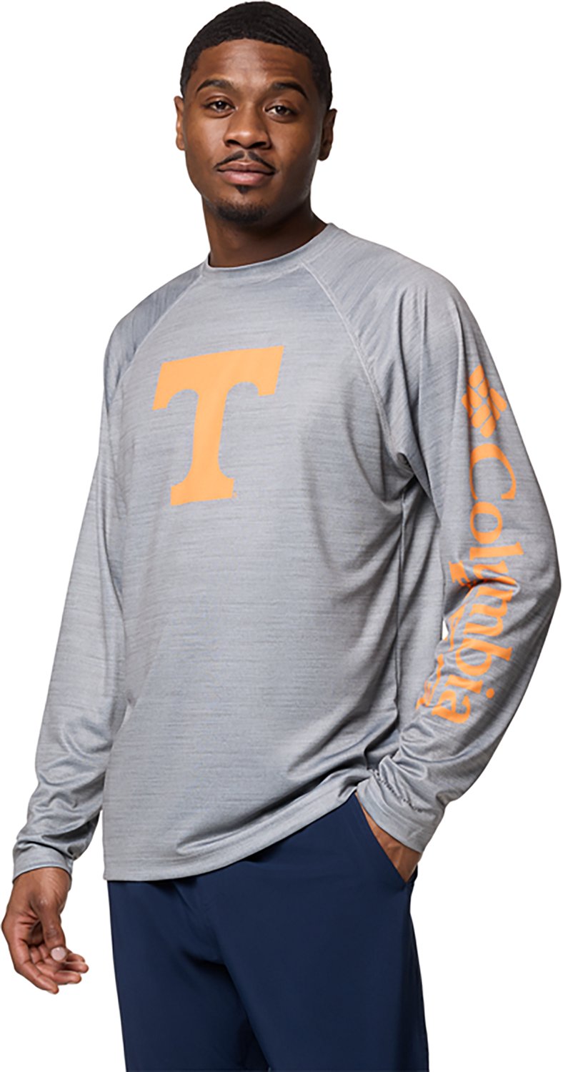 Columbia Sportswear Men's University of Tennessee Collegiate PFG Terminal Tackle Heather Long Sleeve Graphic T-shirt - view number 3