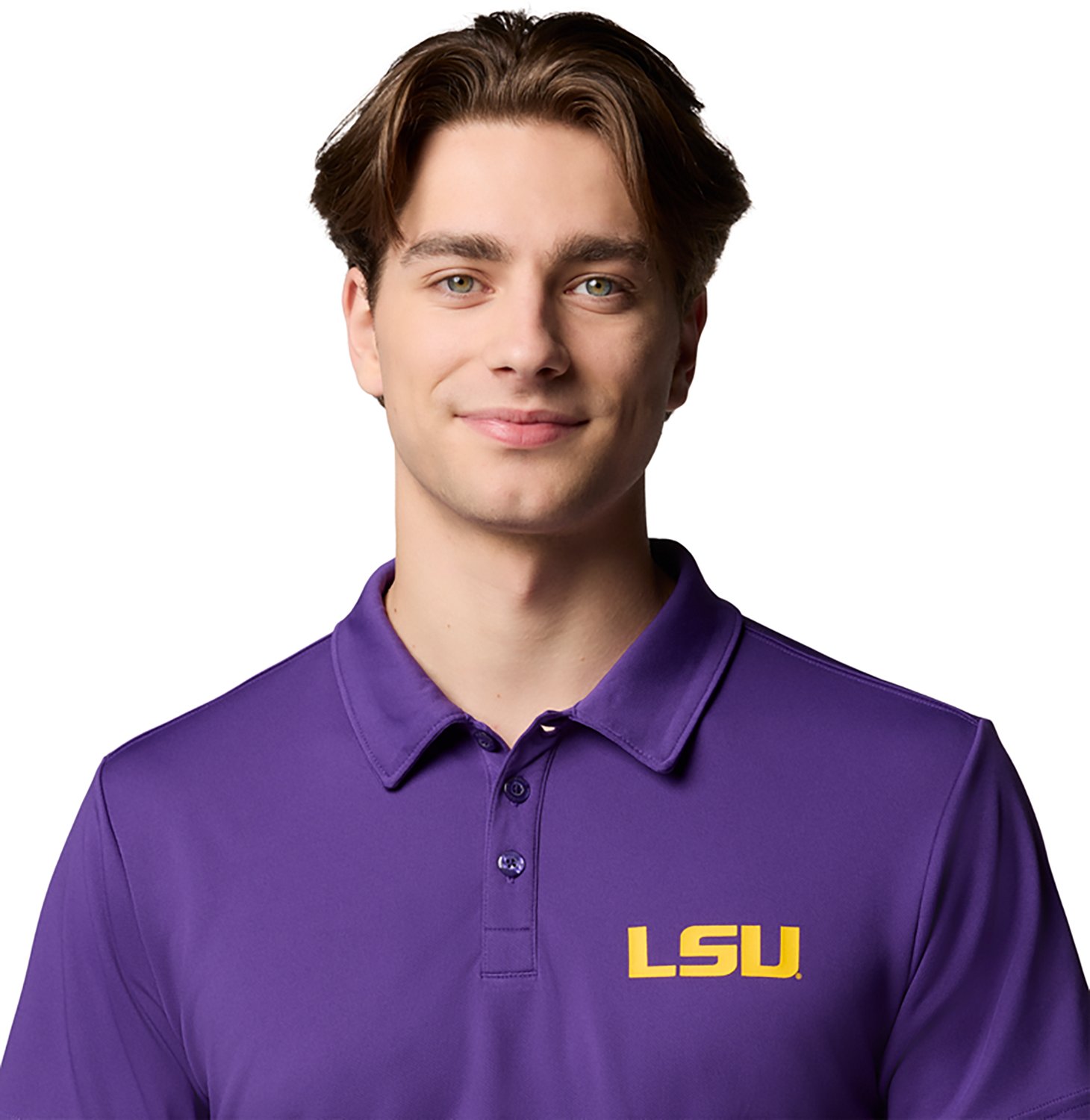 Columbia Sportswear Men's LSU Tigers Fair Catch Polo - view number 4
