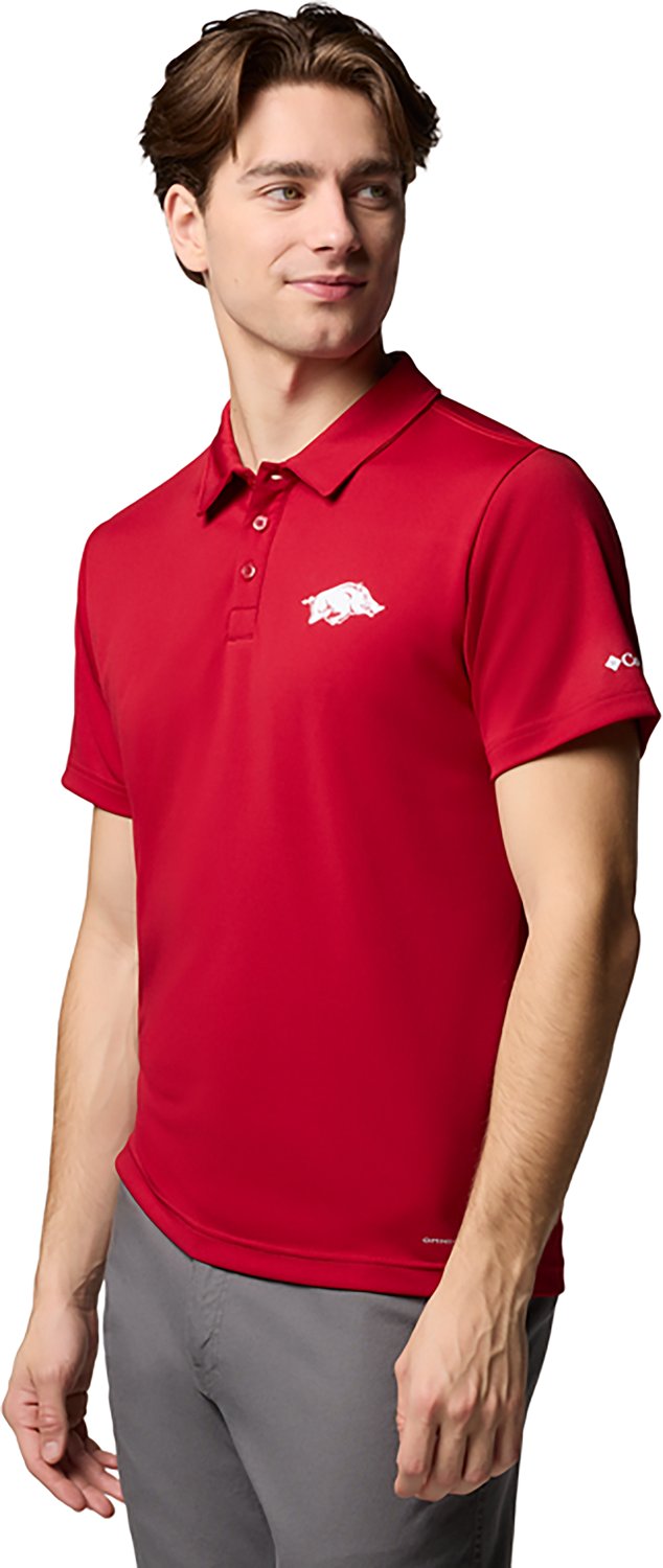 Columbia Sportswear Men's Arkansas Razorbacks Fair Catch Polo                                                                    - view number 3