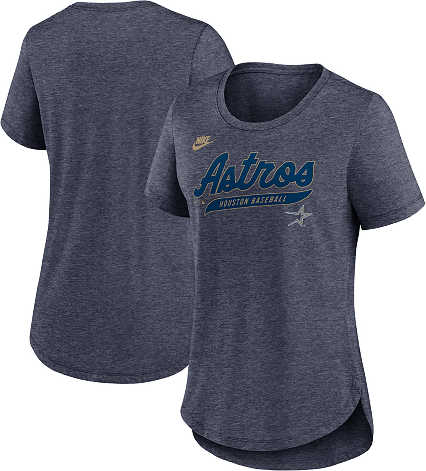 売れ筋商品|||ナイキ Tシャツ トップス レディース Women's Heather Charcoal Houston Astros Authentic Collection Early Work Tri-Blend T-shirt Heather Charcoal Women's Houston Astros Nike Heather Charcoal Authentic