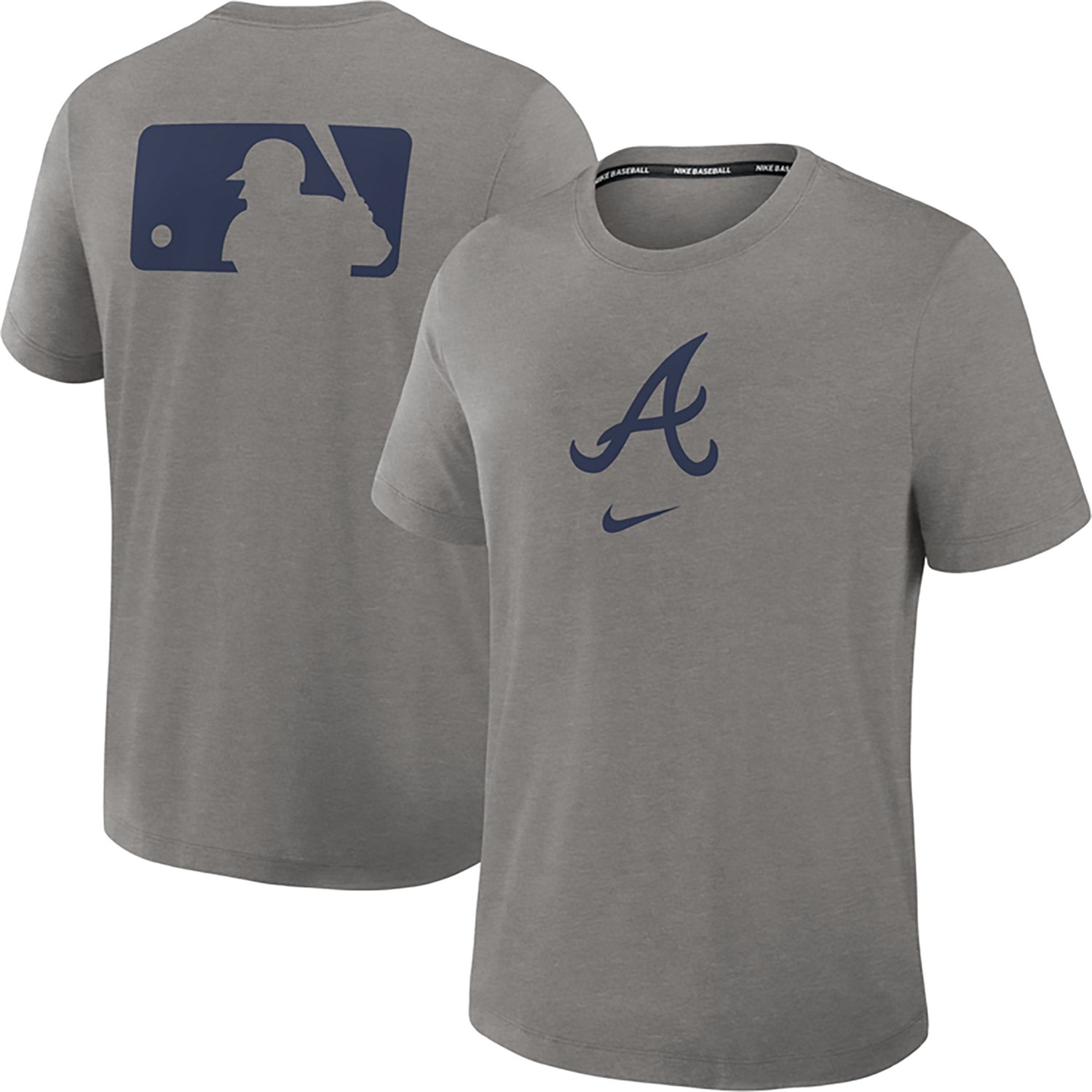 Nike Atlanta Braves Authentic Collection Early Work Tri-Blend Performance T-Shirt - view number 3
