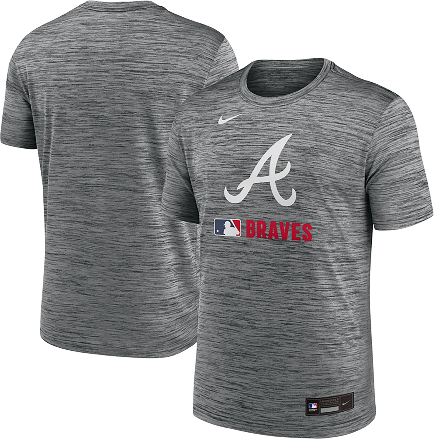 Nike Atlanta Braves Authentic Collection Velocity Performance Practice T-Shirt - view number 3