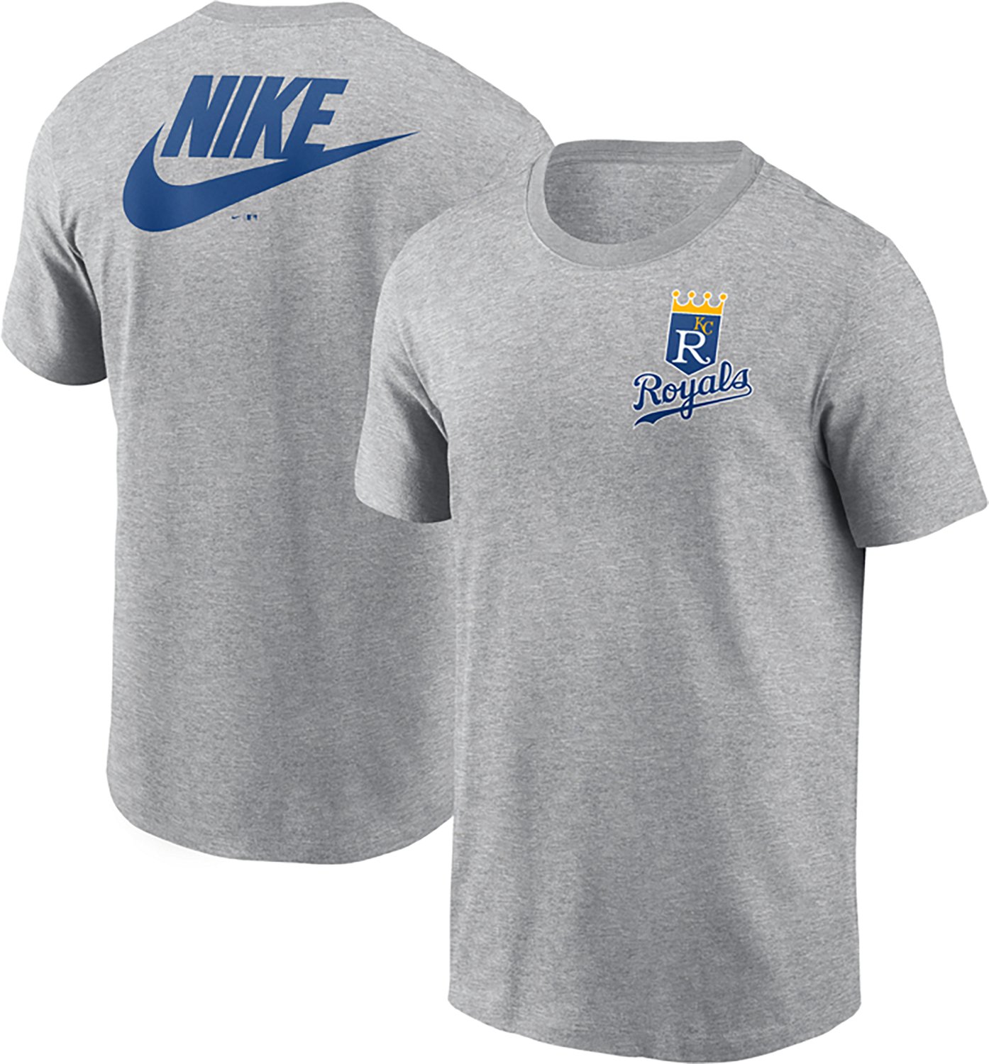 Nike Men's Royals Cooperstown Large Logo 2 Hit T-shirt - view number 3