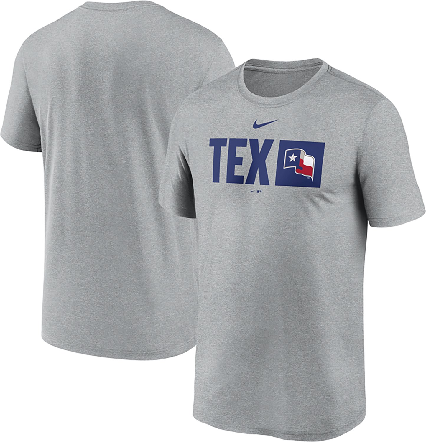 Nike Men's Rangers MLB Tricode Legend T-shirt - view number 3