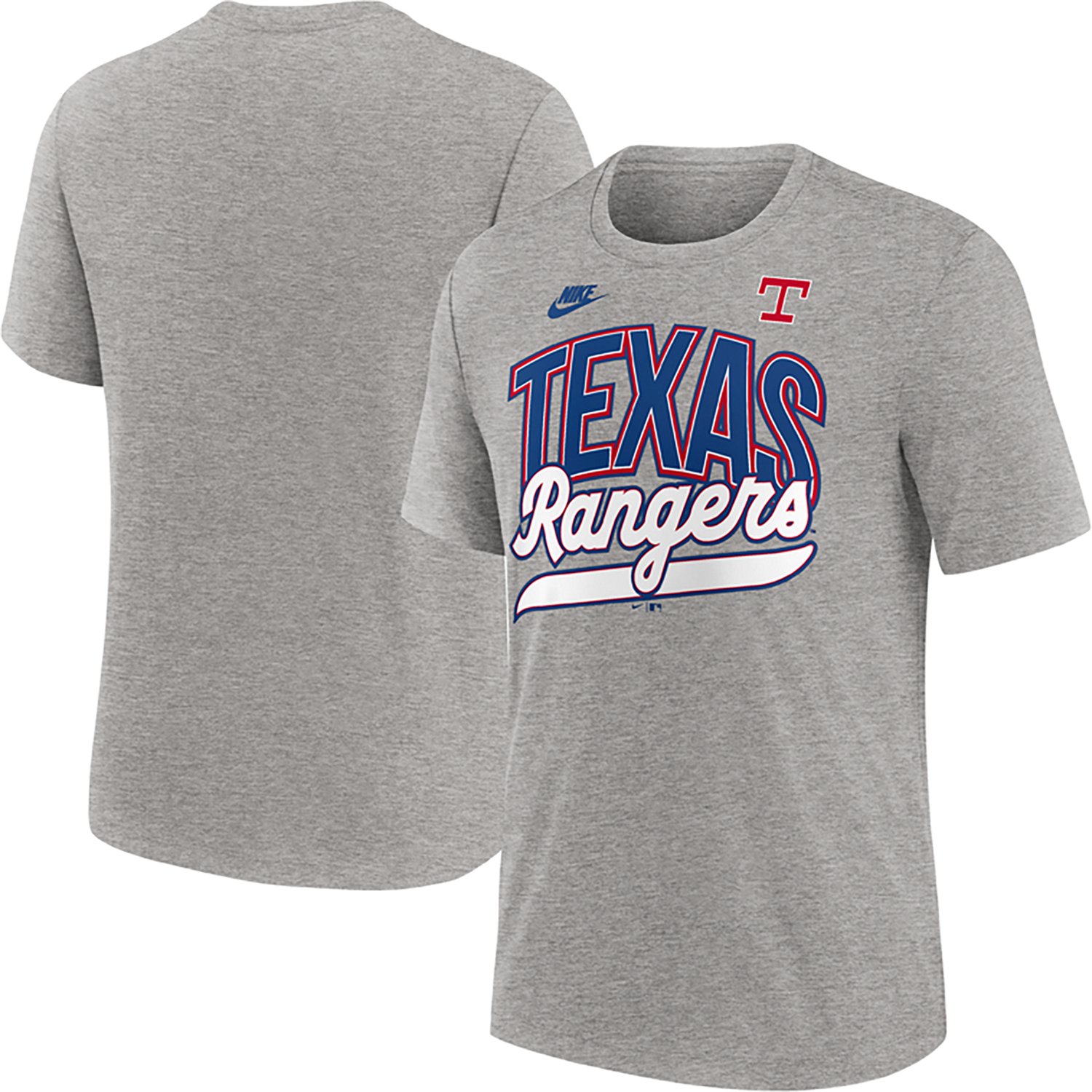 Nike Texas Rangers Cooperstown Collection Retro Tri-Blend T-Shirt - view number 3
