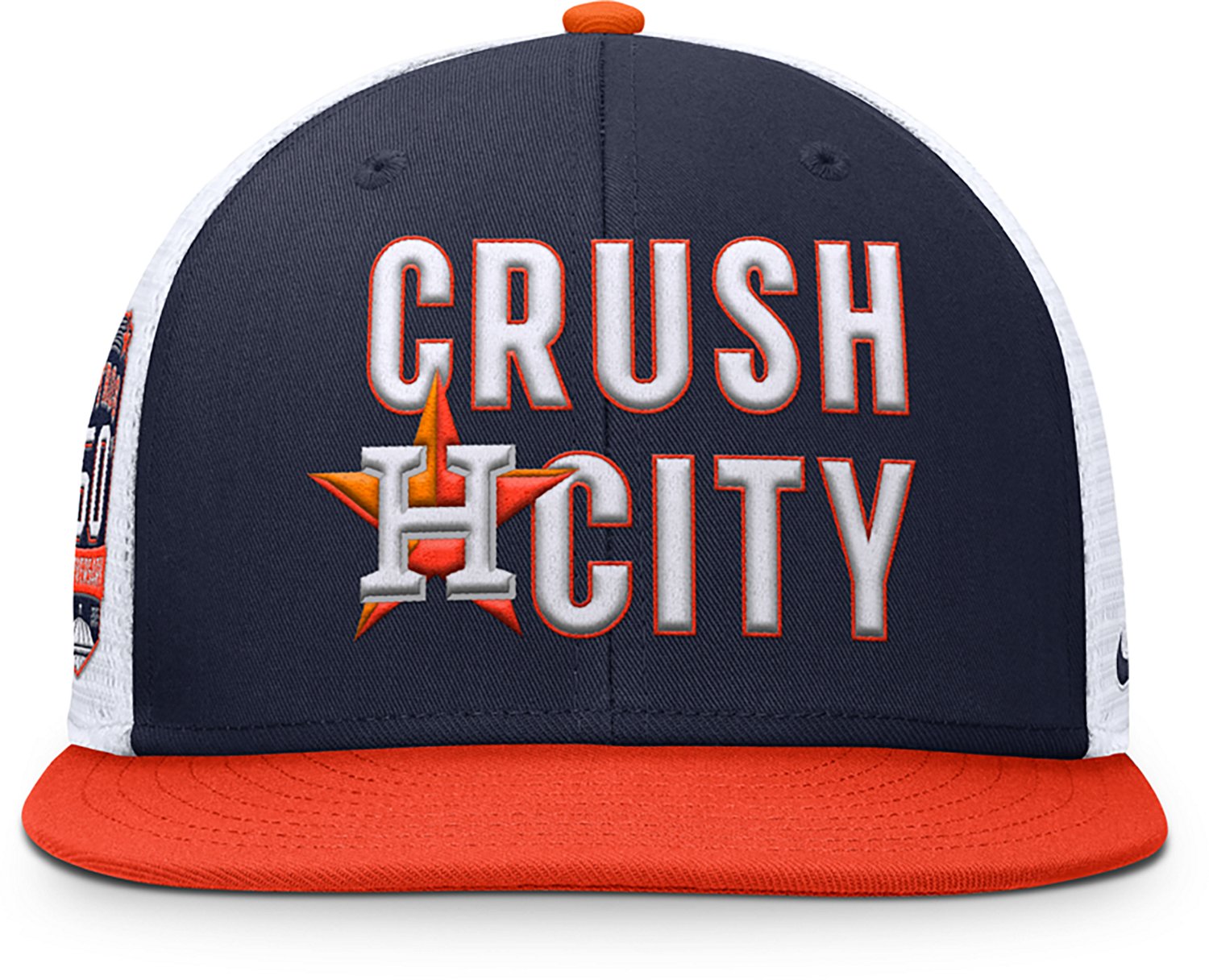 Nike Men's Astros Primetime Pro Structured Square Bill Trucker Cap - view number 2