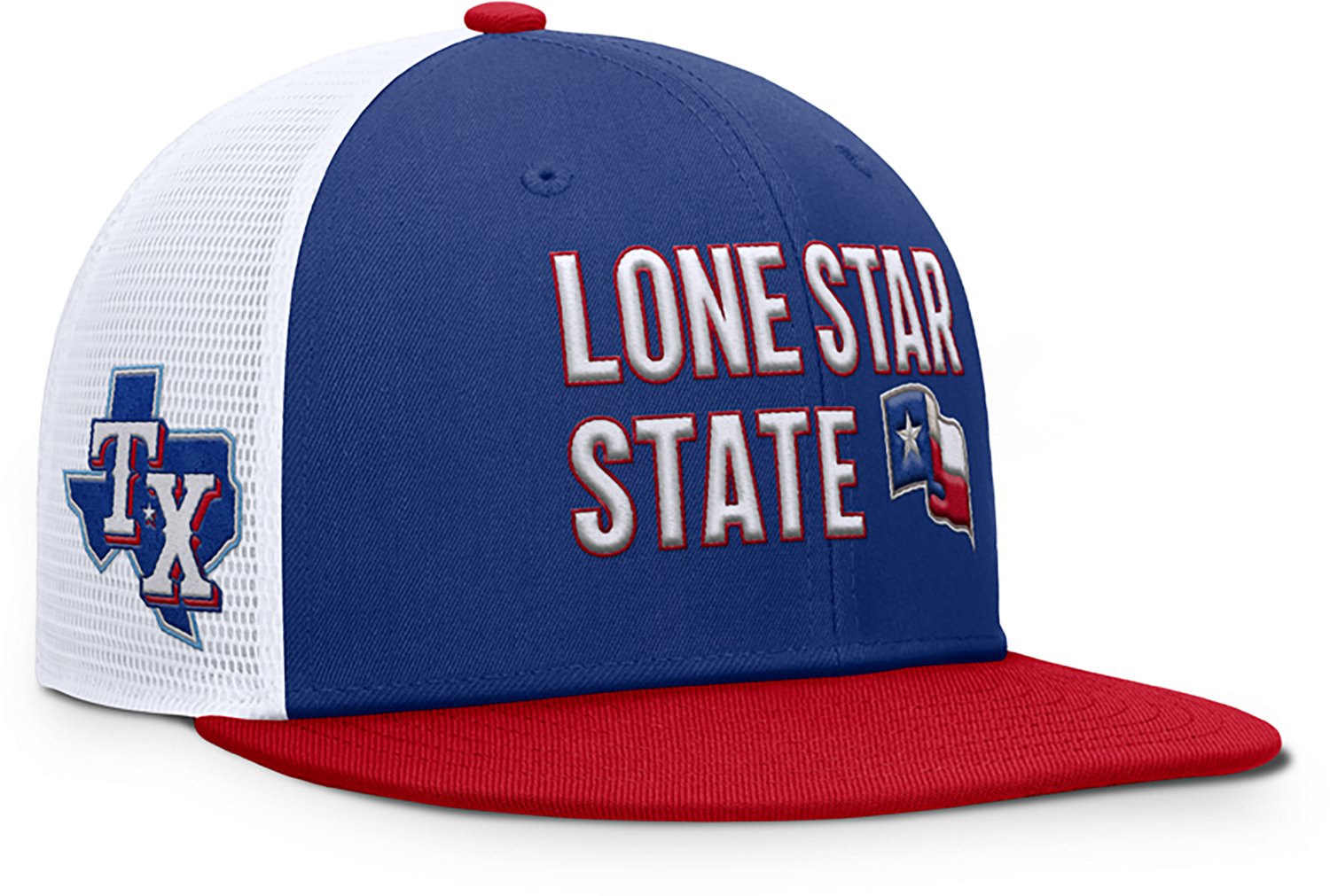 Nike Men's Rangers Primetime Pro Structured Square Bill Trucker Cap - view number 5