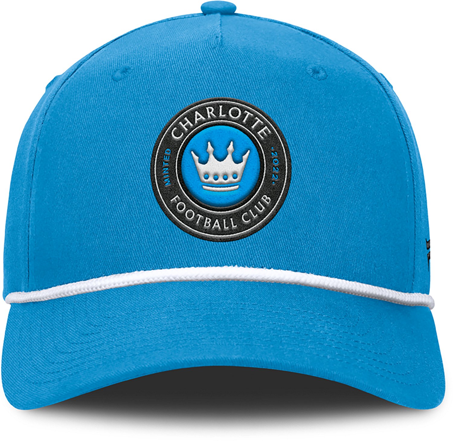 Fanatics Men's Charlotte FC Route One A-Frame Adjustable Snapback Cap - view number 2