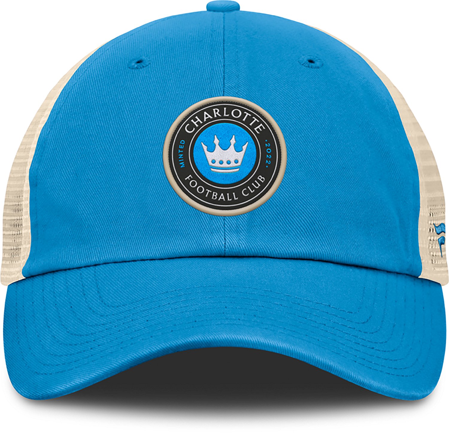 Fanatics Men's Charlotte FC False Nine Unstructured Adjustable Mesh Snapback Cap - view number 2