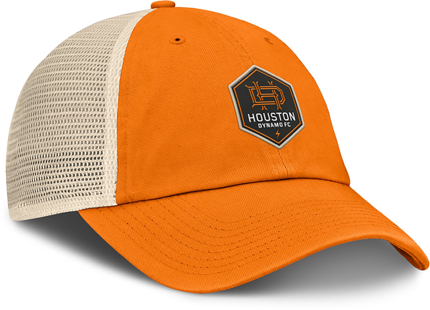 Fanatics Men's Houston Dynamo False Nine Unstructured Adjustable Mesh Snapback Cap - view number 3