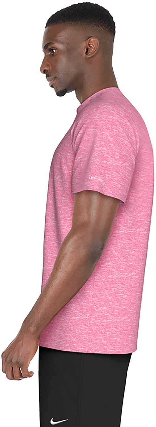 Nike Men's Heather Short Sleeve Hydroguard Swim Shirt                                                                            - view number 4
