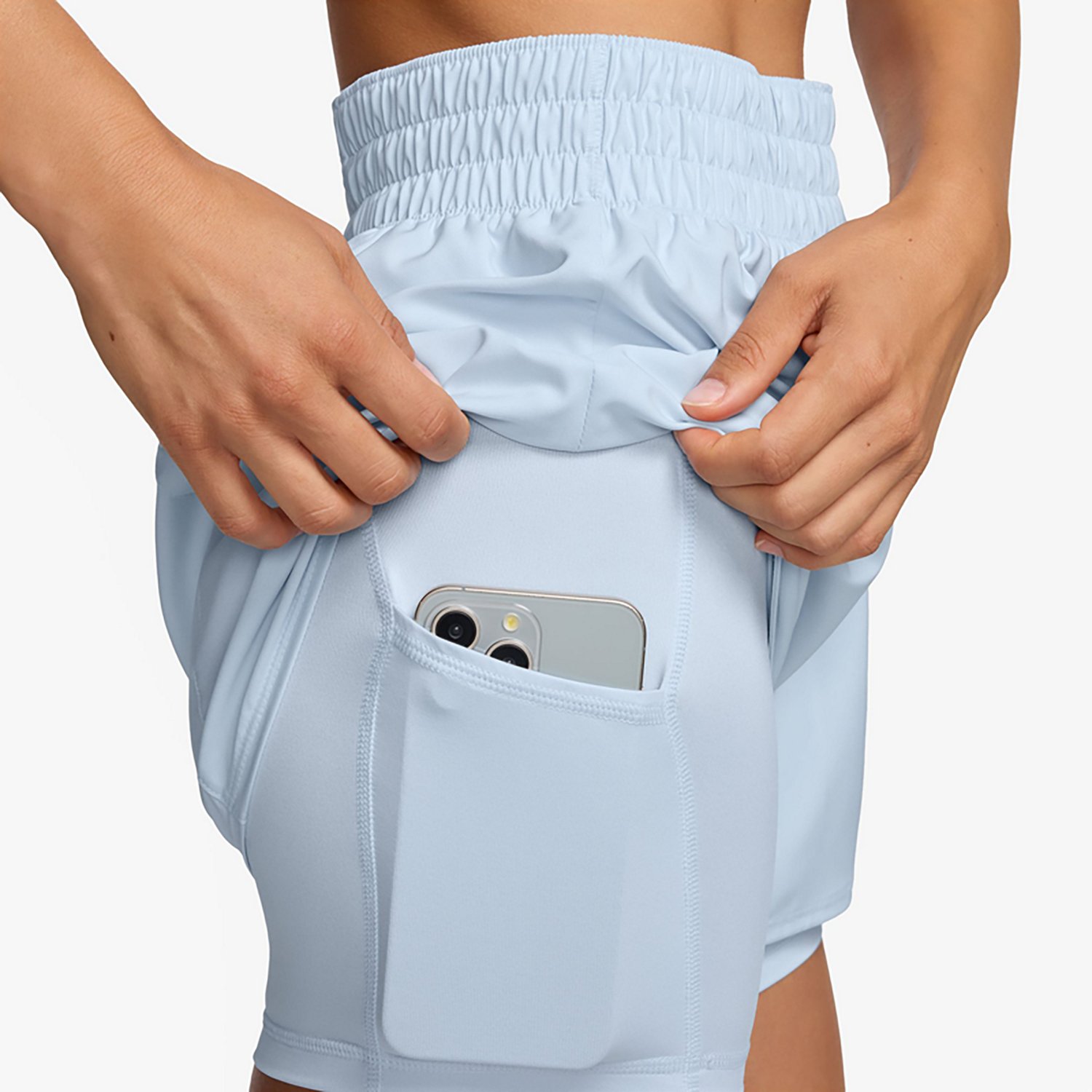 Nike Women's Dri-FIT One High-Rise 2-in-1 Shorts 3 in - view number 4