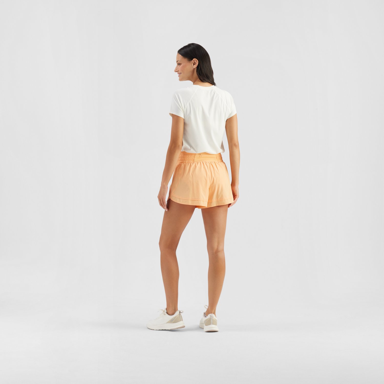 Freely Women's Run HI Layered Shorts 3.5 in                                                                                      - view number 3