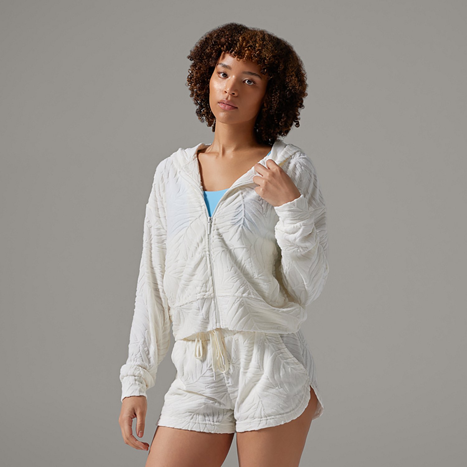 Tavi Women's Palm Terry Zip Hoodie