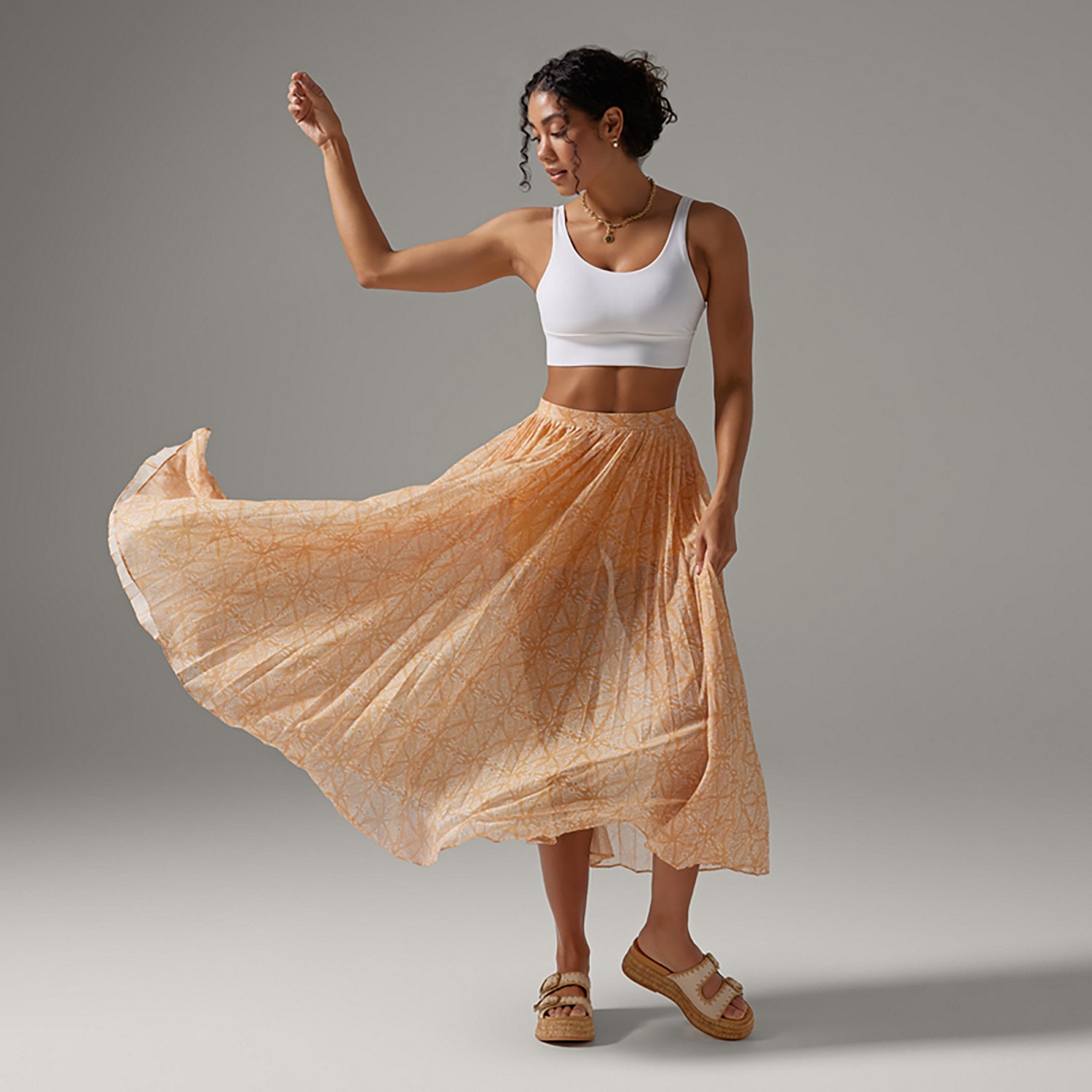 Tavi Women's Pleated Active Coverup Skirt