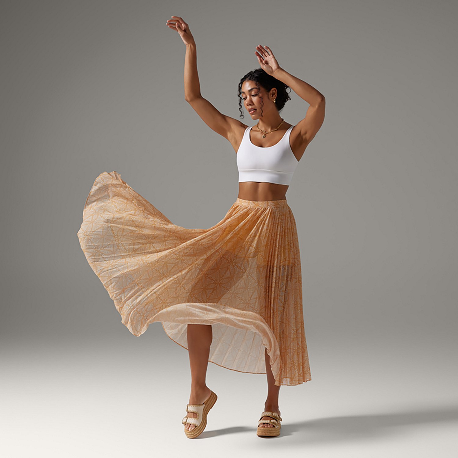 Tavi Women's Pleated Active Coverup Skirt