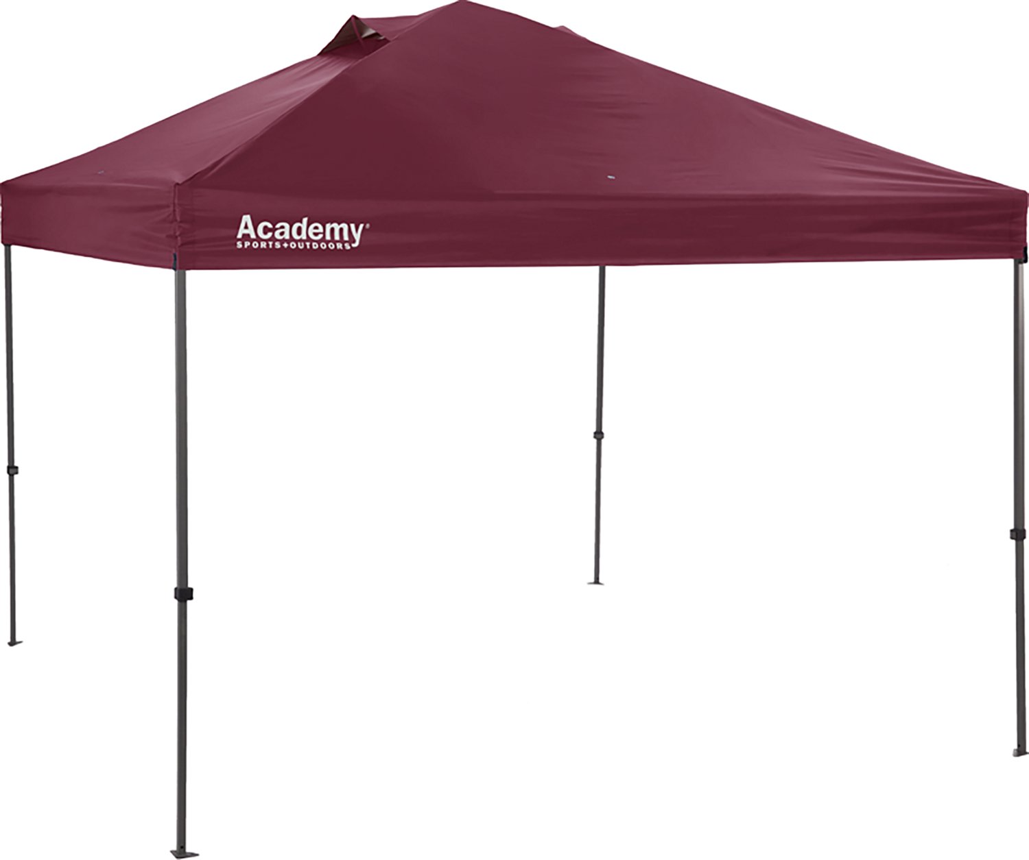 Academy Sports + Outdoors One Push 10 ft x 10 ft Straight Leg Canopy Color Maroon Sansujyuku sansujyuku.com