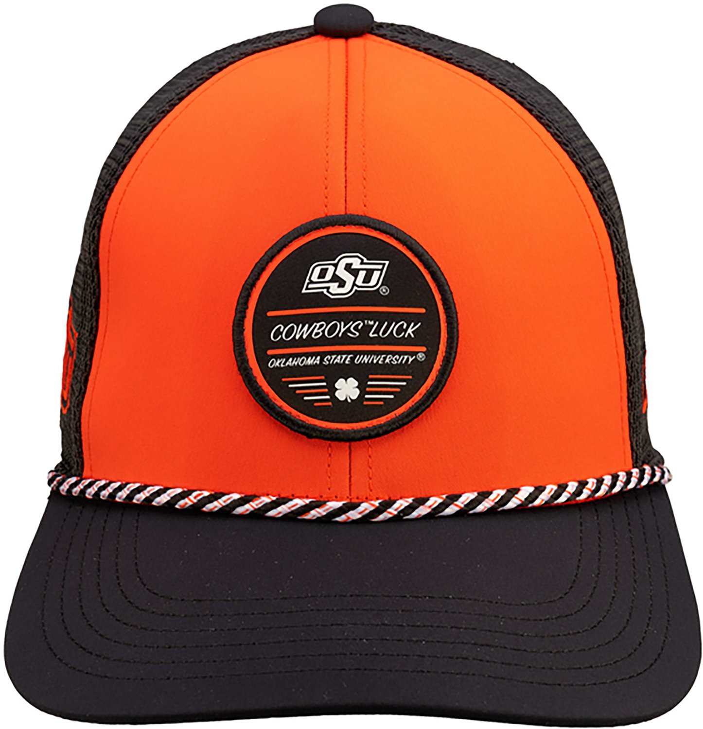 Black Clover Men's Oklahoma State University Gamer Adjustable Trucker Cap