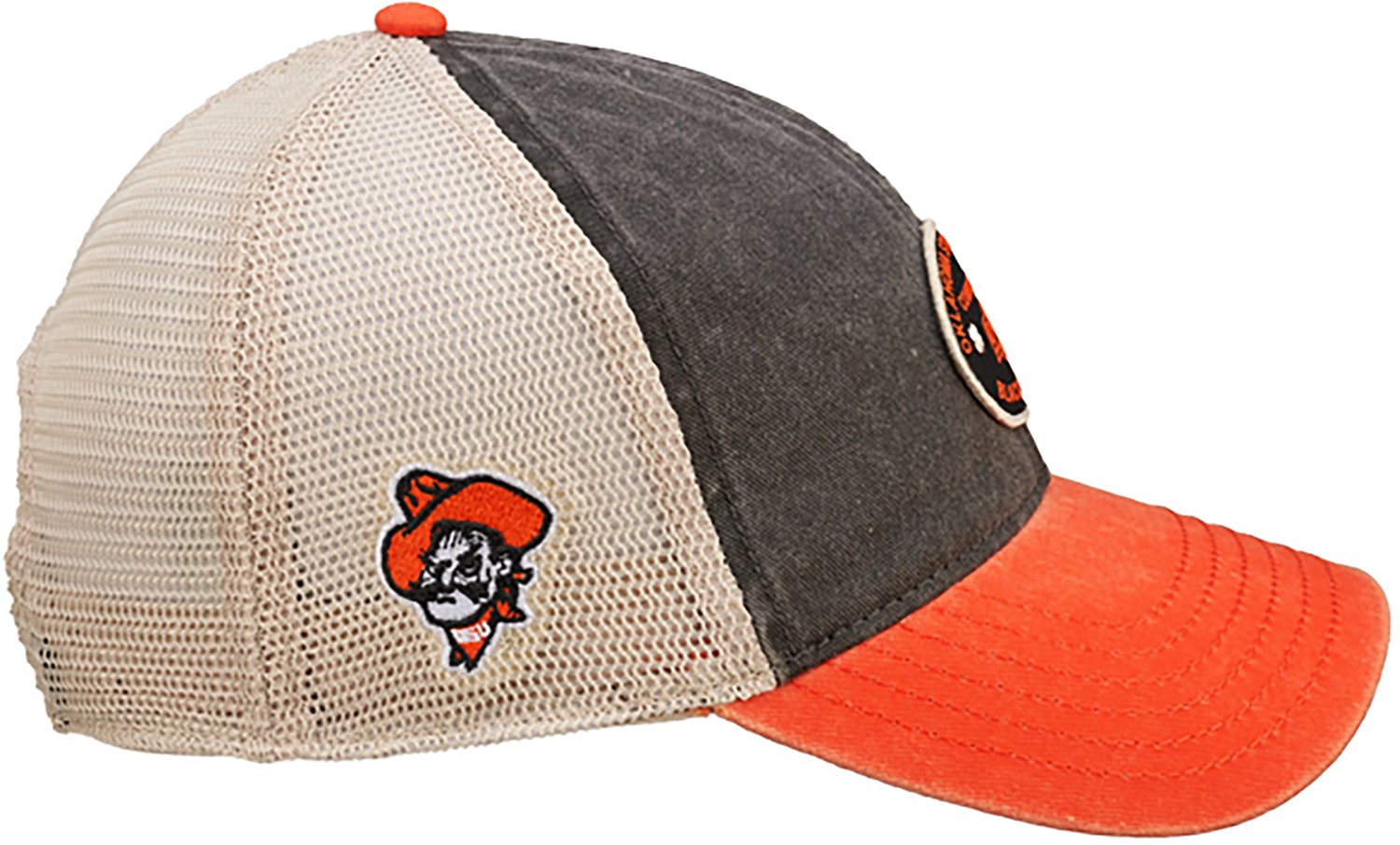 Black Clover Men's Oklahoma State University Retro Adjustable Trucker Cap - view number 4